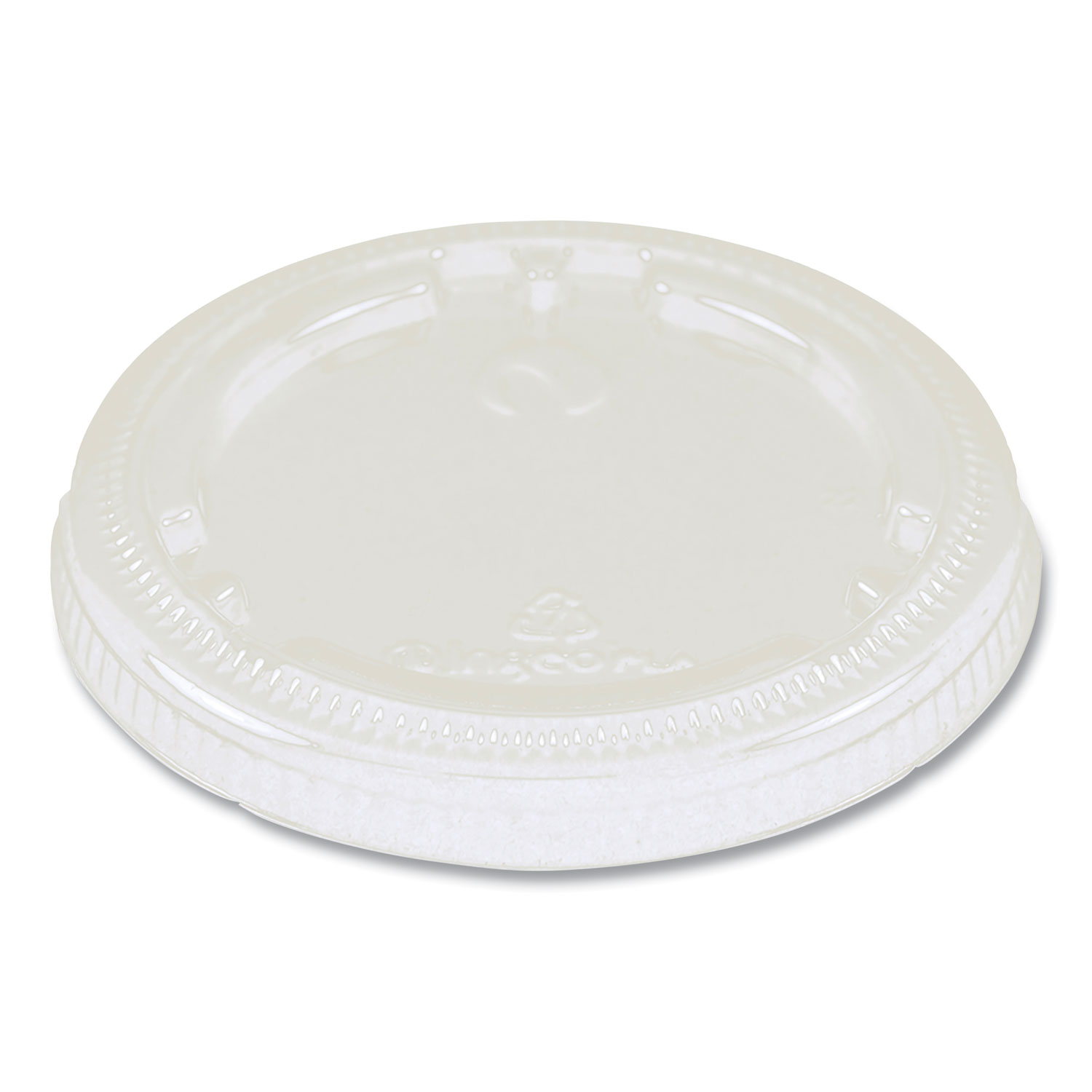  World Centric CPLCS9F Fiber Cup Lids, 3.1 Diameter x 0.4, Clear, 1,000/Carton (WORCPLCS9F) 