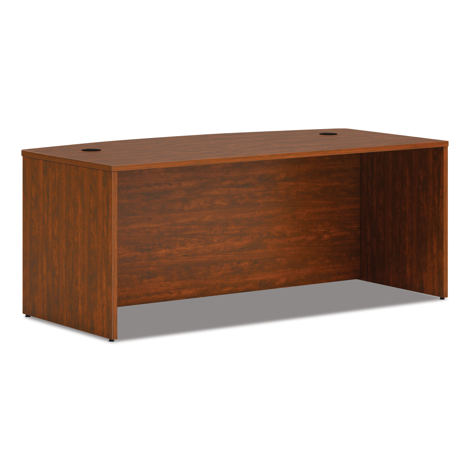  HON HONLDS7236BLR1 Mod Bow Front Desk, 72w x 36d x 29h, Russet Cherry (HONLDS7236BLR1) 