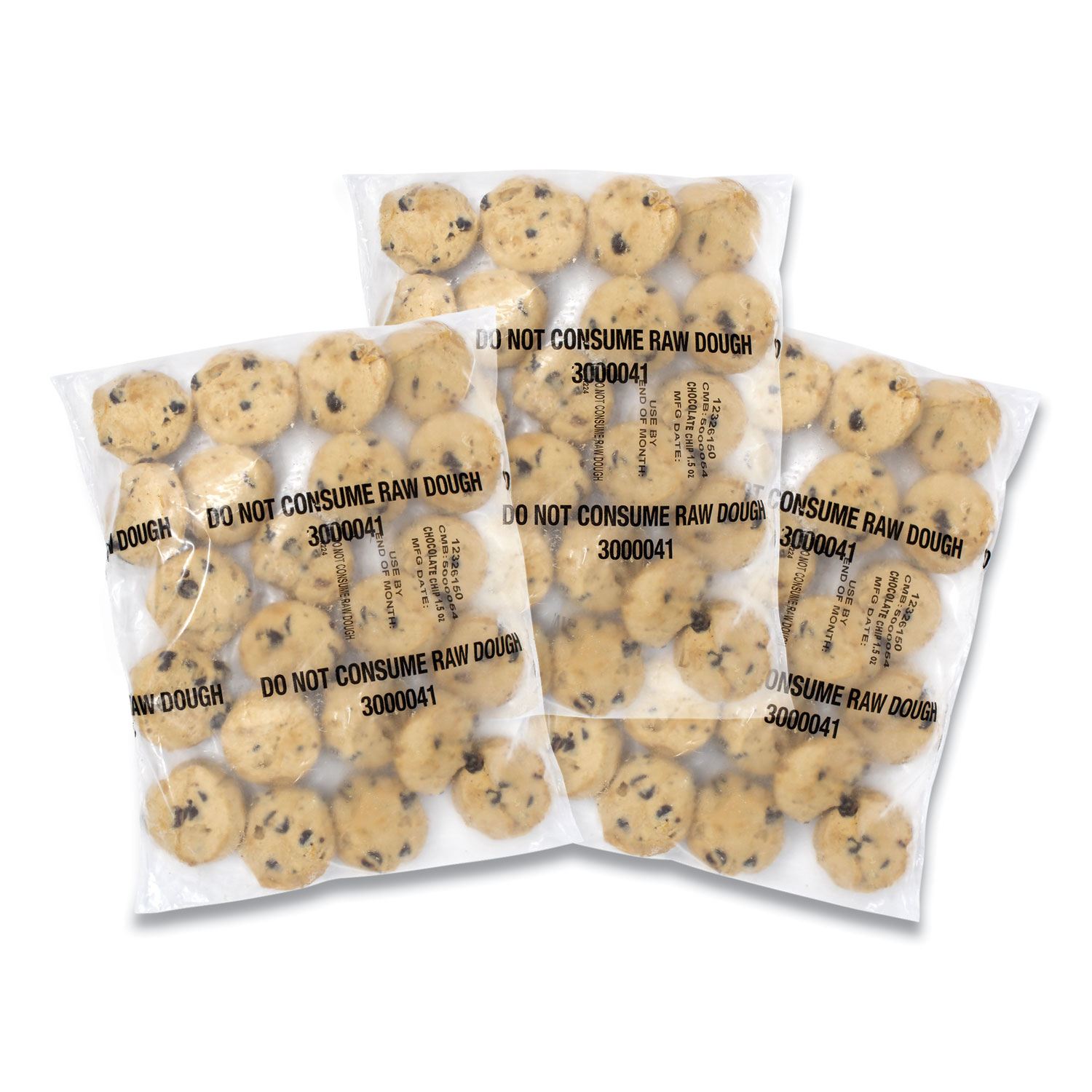  Toll House NES41529 Chocolate Chip Cookie Dough, 30 oz Bag, 3/Pack, Free Delivery in 1-4 Business Days (GRR90300187) 