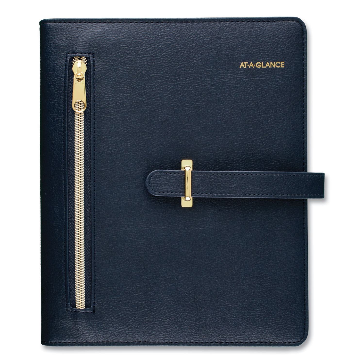  AT-A-GLANCE DR111804020 Buckle Closure Starter Set, 8.5 x 5.5, Navy (AAGDR111804020) 