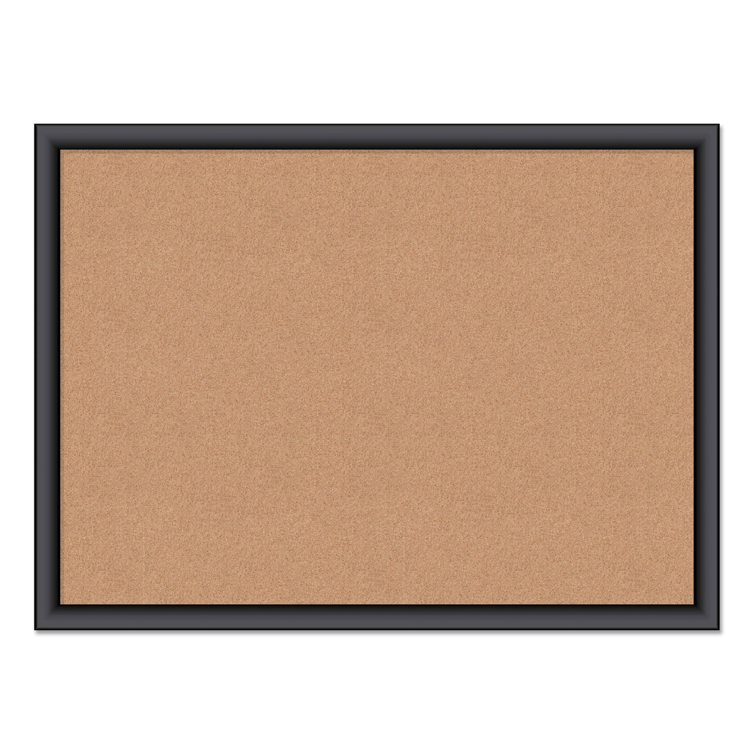  U Brands 026U0001 Cork Bulletin Board, 24 x 18, Natural Surface, Black Frame (UBR026U0001) 