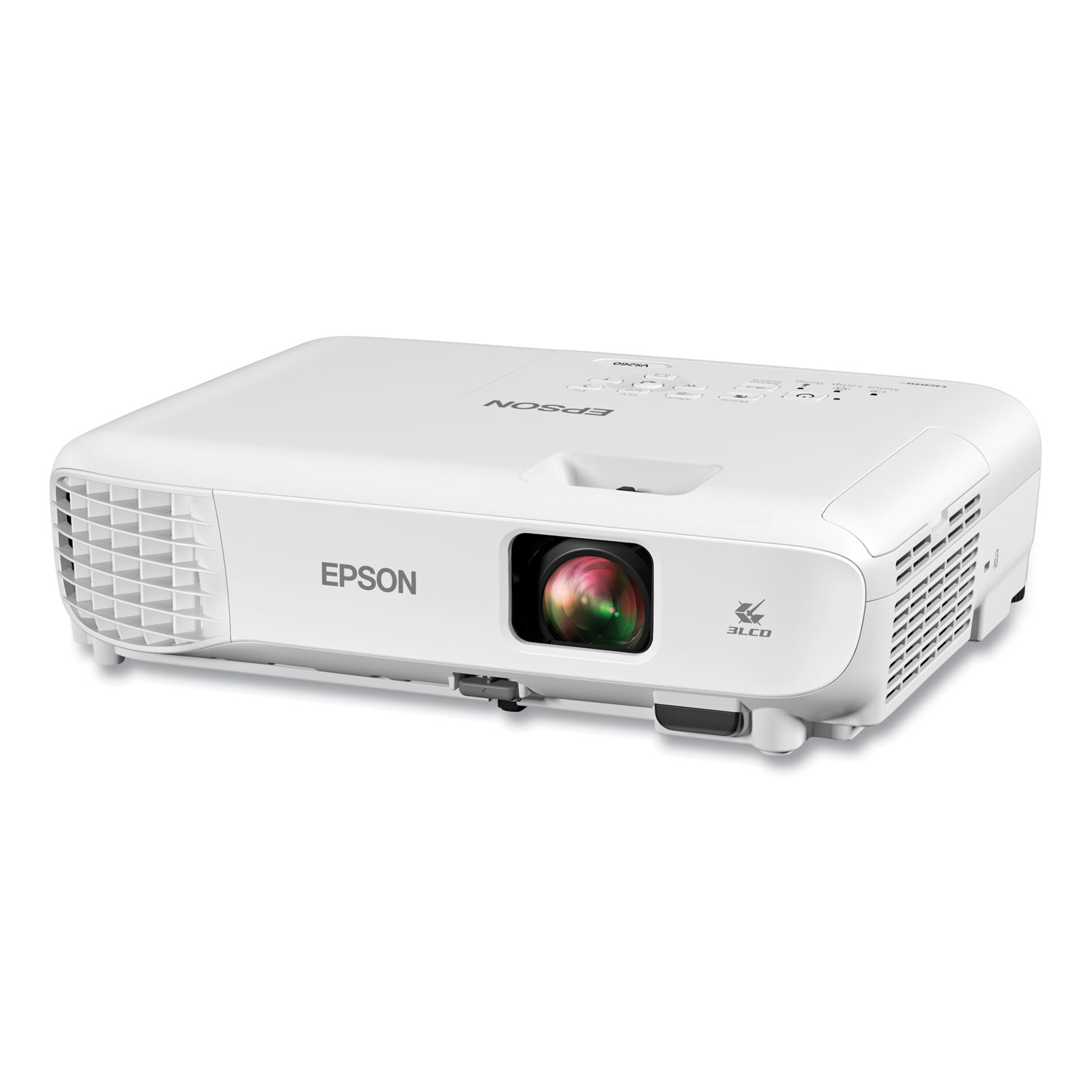 Epson® VS260 XGA 3LCD Projector, 3,300 lm, 1024 x 768 Pixels