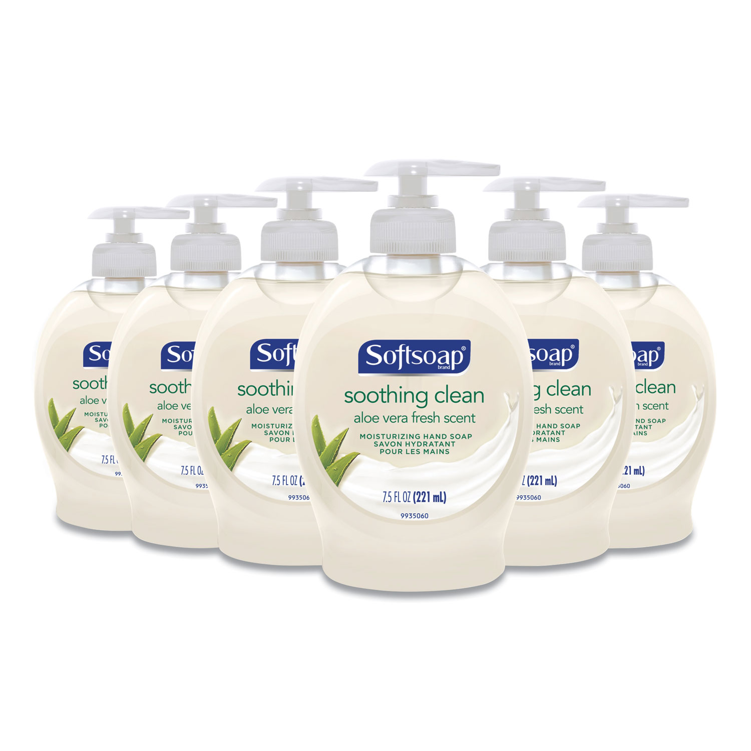  Softsoap US07385A Moisturizing Hand Soap, Aloe, 7.5 oz Bottle, 6/Carton (CPC98659) 
