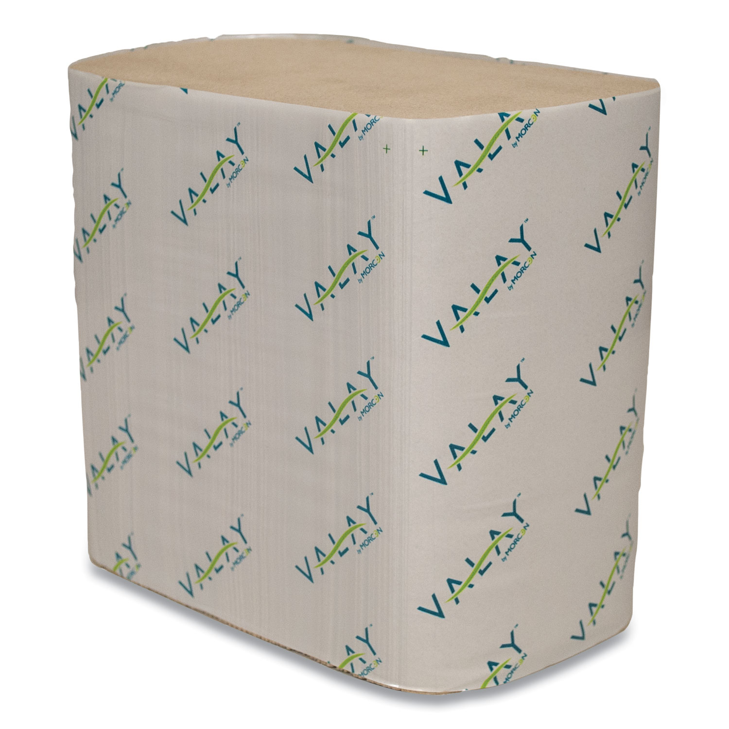  Morcon Tissue 5050VN Valay Interfolded Napkins, 1-Ply, 6.3 x 8.85, Kraft, 6,000/Carton (MOR5050VN) 