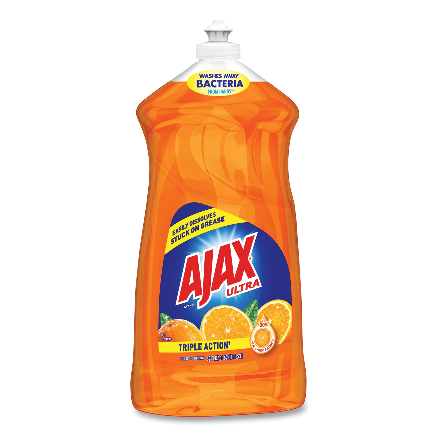 Dish Detergent, Liquid, Antibacterial, Orange, 52 oz, Bottle - ASE Direct