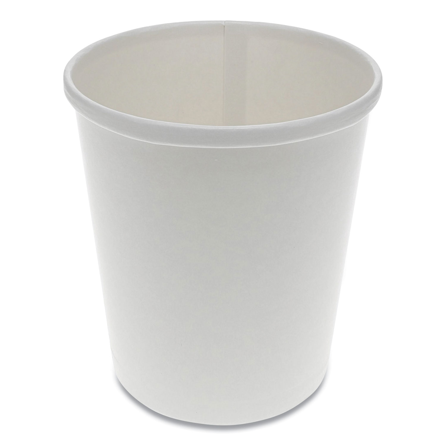 Pactiv Paper Round Food Container, 32 oz, 5.13 Diameter x 4.5h, White, 500/Carton