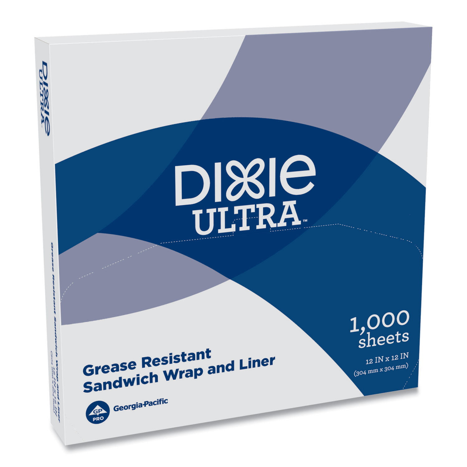  Dixie GRC1212 All-Purpose Food Wrap, Dry Wax Paper, 12 x 12, White, 1,000/Carton (DXEGRC1212) 