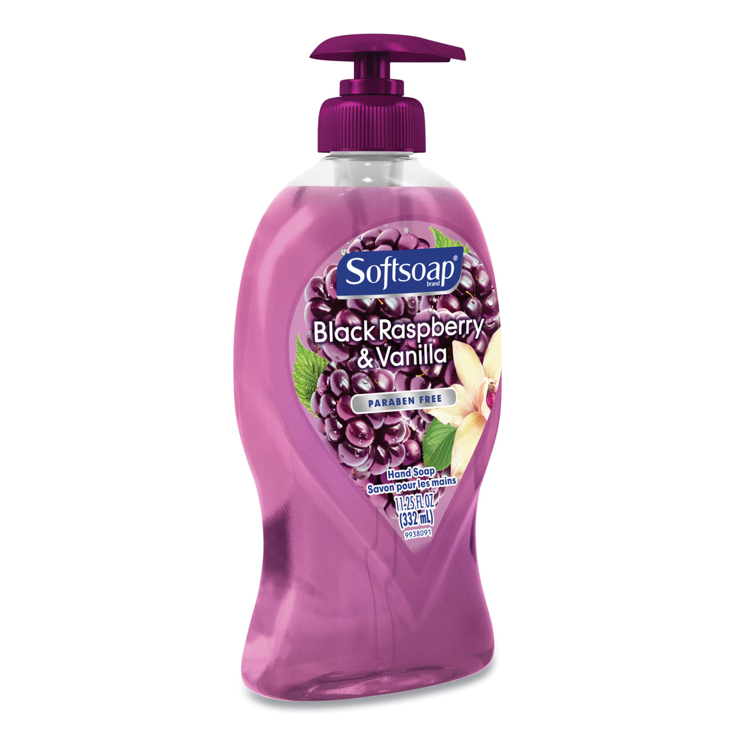 Softsoap Liquid Hand Soap Pump, Black Raspberry & Vanilla, 11 1/4 oz