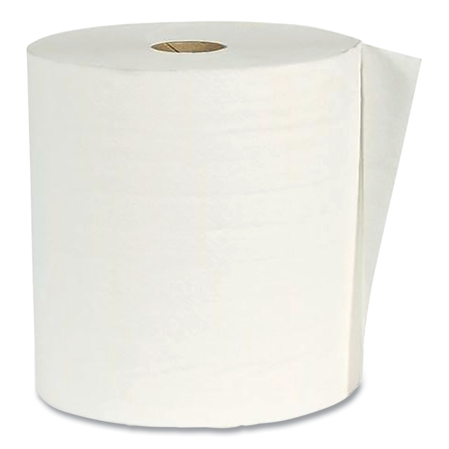 American Paper Converting Hardwound Paper Towel Roll, Virgin Paper, 1-Ply, 7.88 x 800 ft, White, 6/Carton