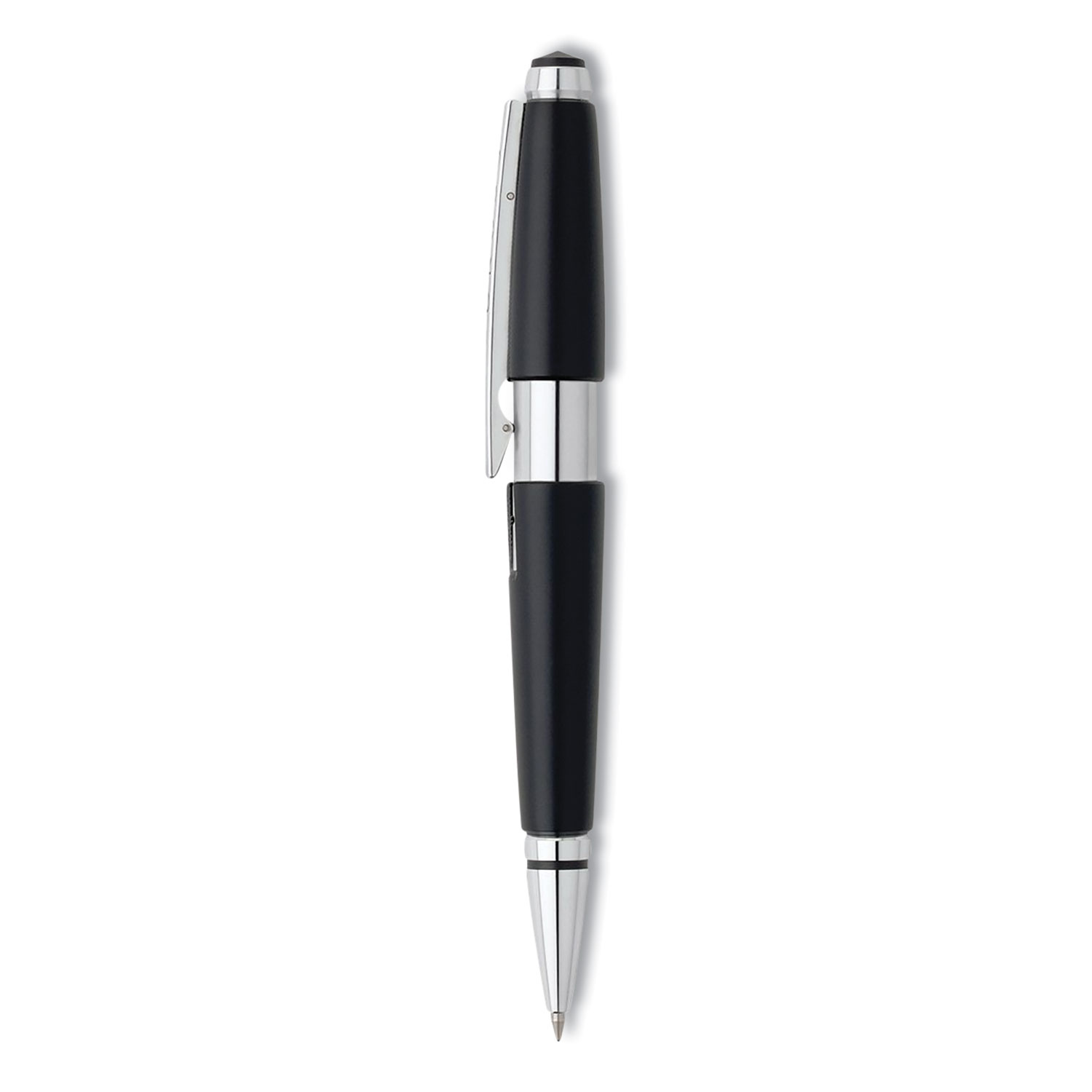  Cross AT0555S-2 Edge Retractable Gel Pen Gift Box, Medium 0.7 mm, Black Ink/Barrel (CRO896413) 