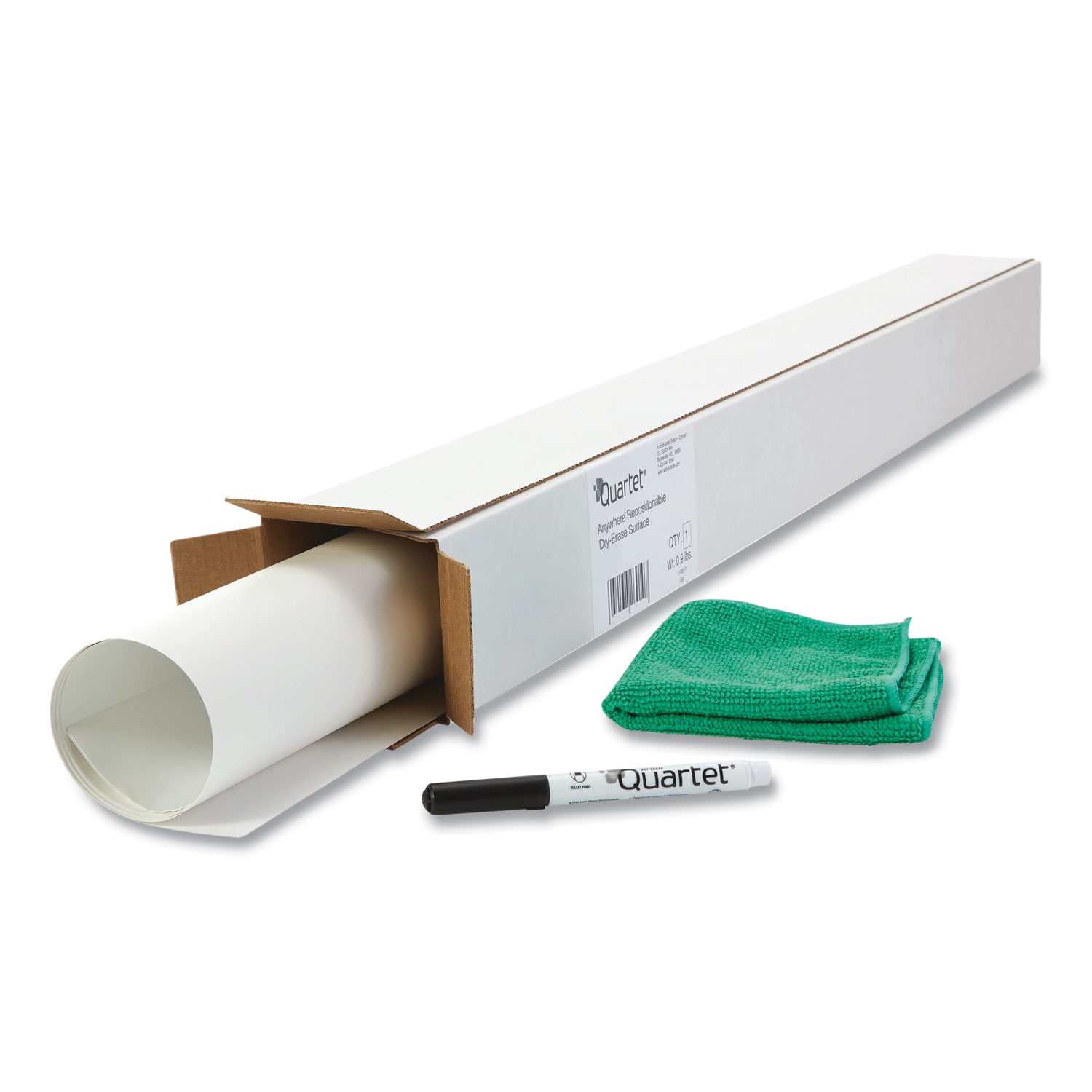 Quartet® Anywhere Repositionable Dry-Erase Surface, 48 x 72, White Surface