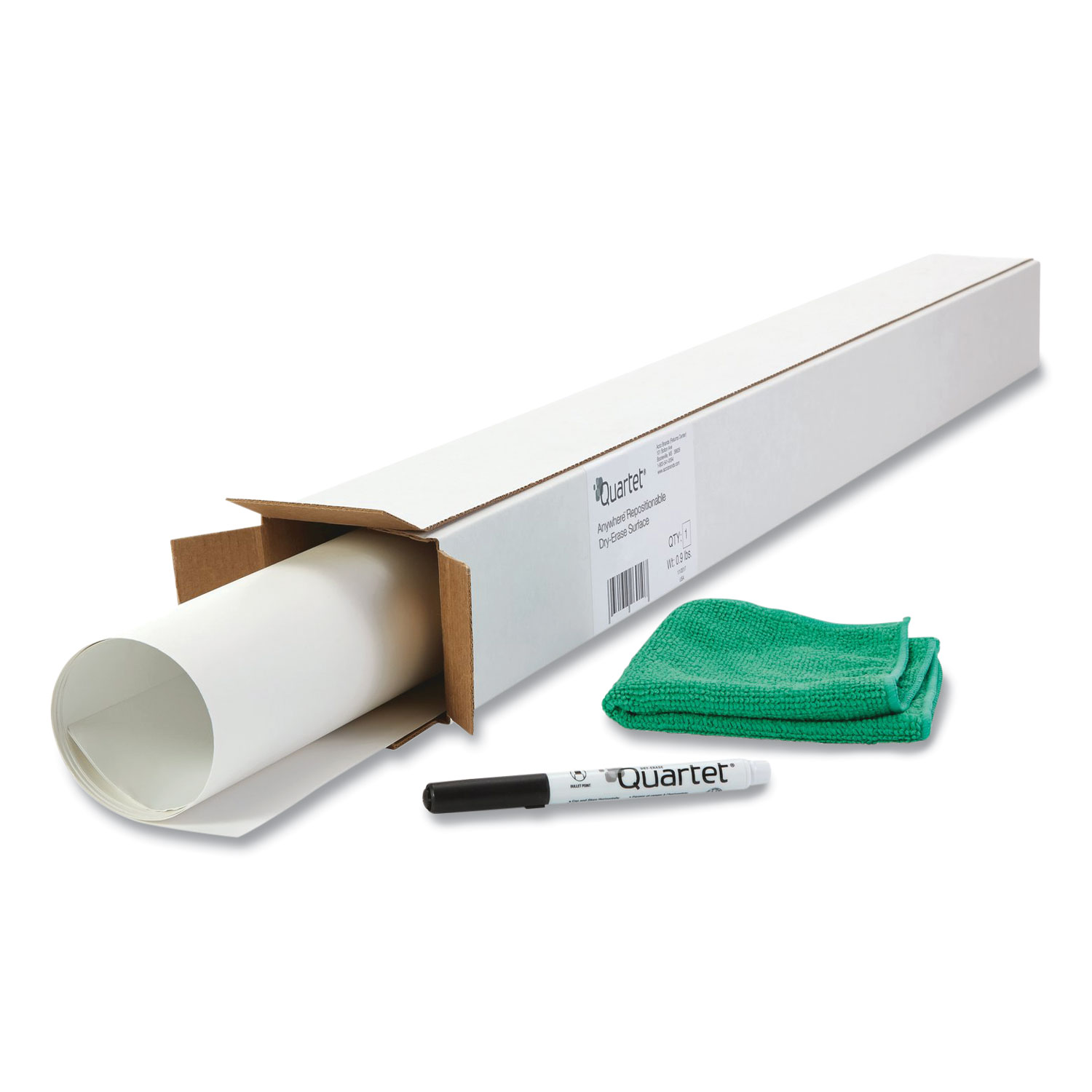 Quartet® Anywhere Repositionable Dry-Erase Surface, 36 x 48, White Surface