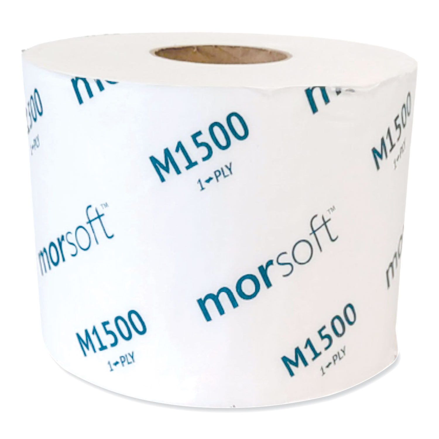 Morcon Tissue Morsoft Controlled Bath Tissue, Septic Safe, 1-Ply, White, 3.9 x 4, 1,500 Sheets/Roll, 36 Rolls/Carton