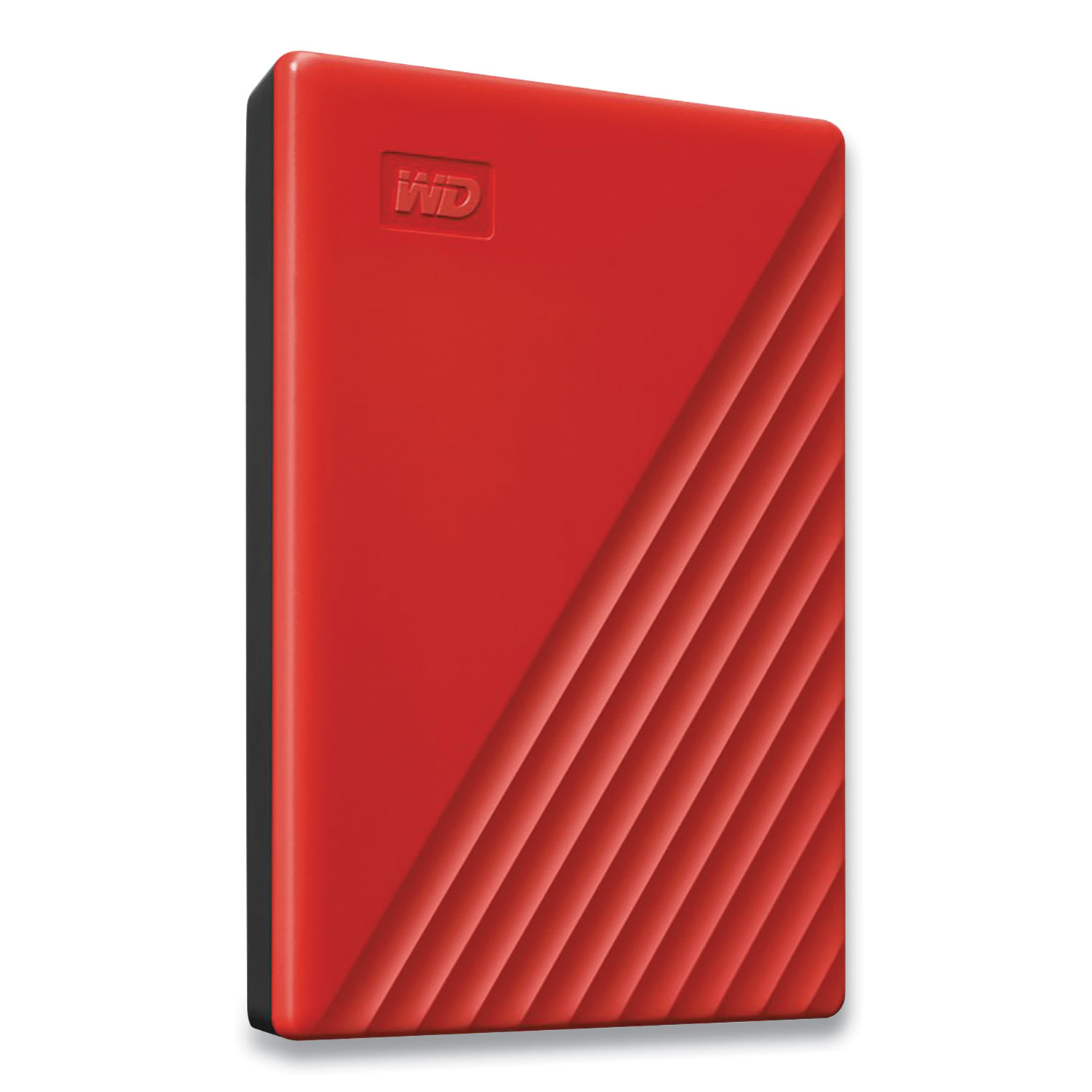 WD MY PASSPORT External Hard Drive, 2 TB, USB 3.2, Red