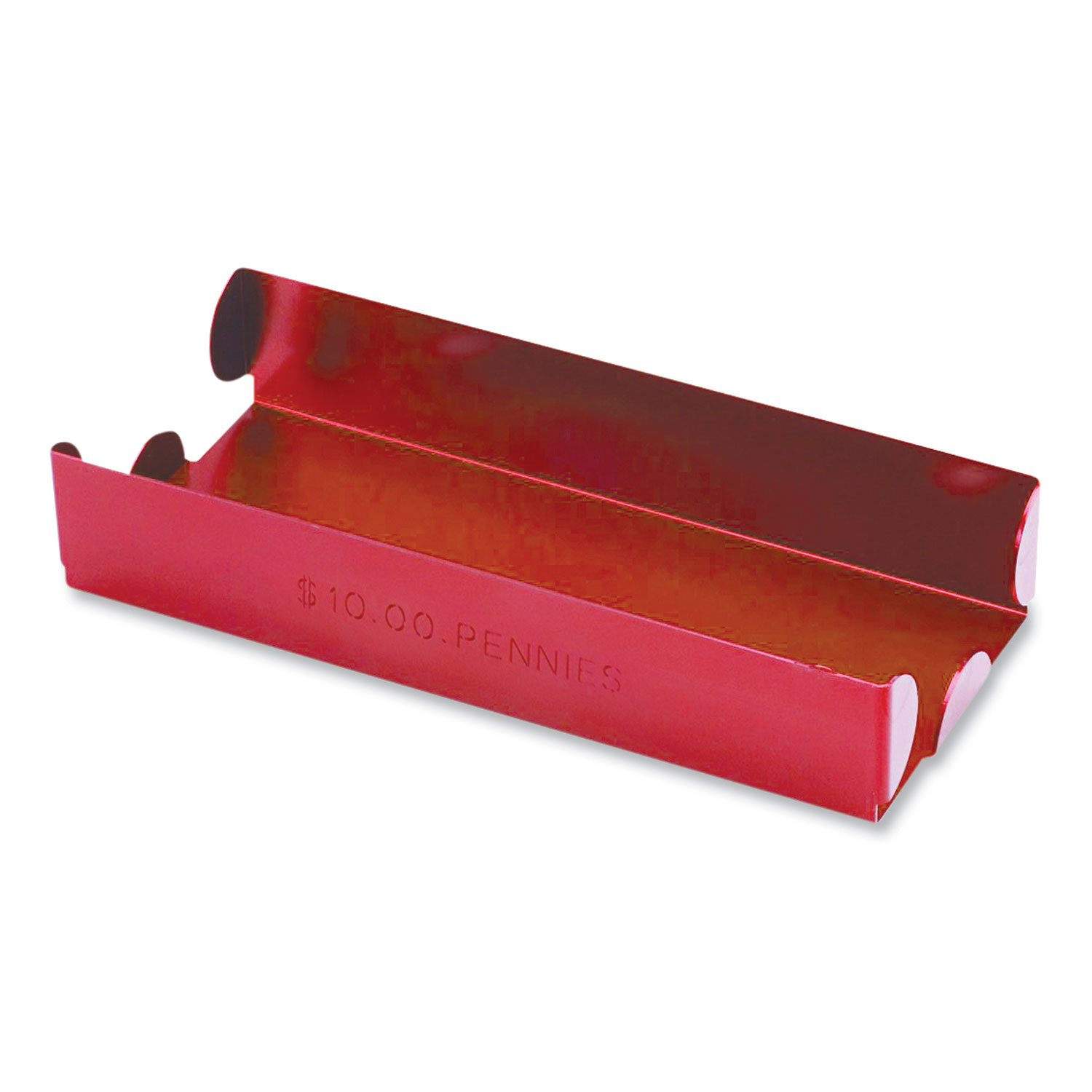  CONTROLTEK 560065 Metal Coin Tray, Pennies, 3.5 x 10 x 1.75, Red (CNK560065) 