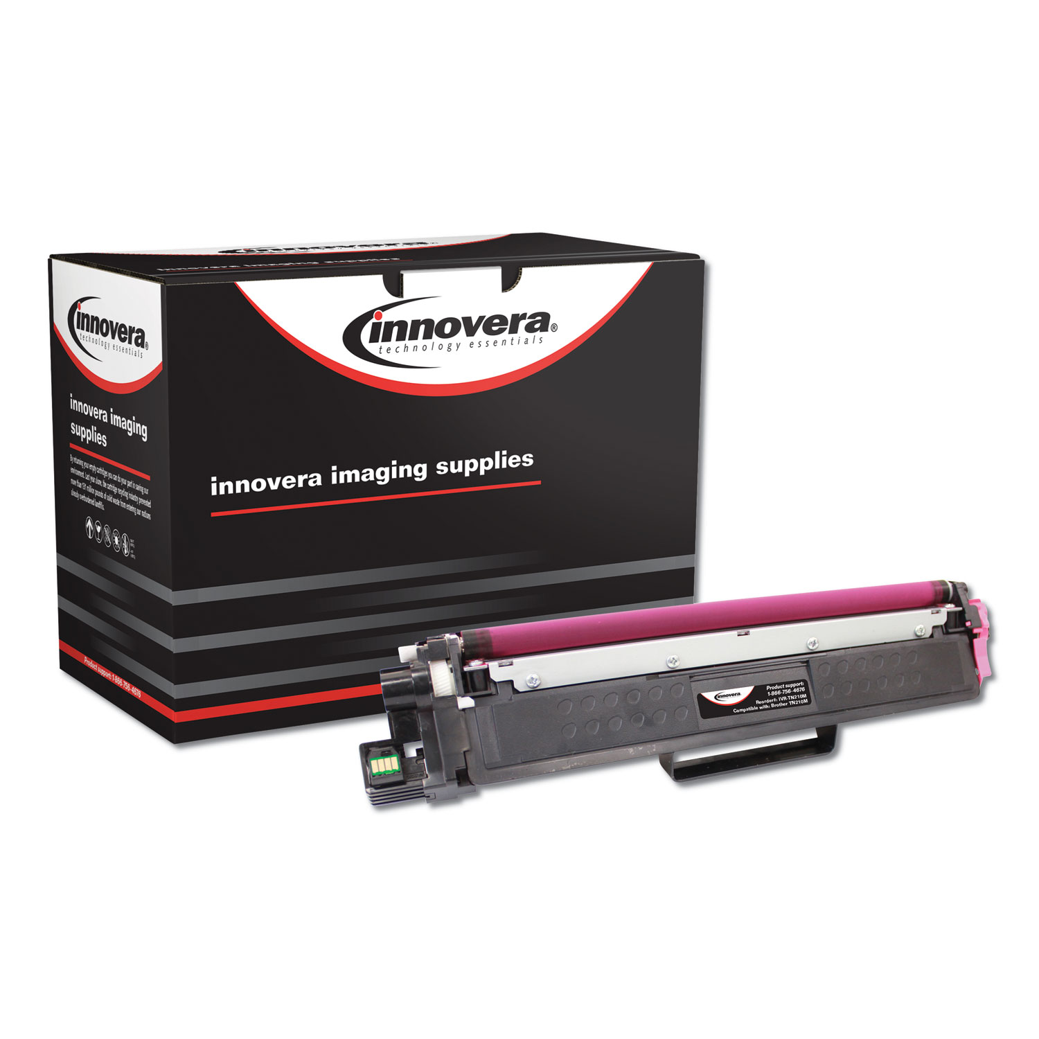 Innovera® Remanufactured Magenta High-Yield Toner, Replacement for Brother TN227 (TN227M), 2,300 Page-Yield