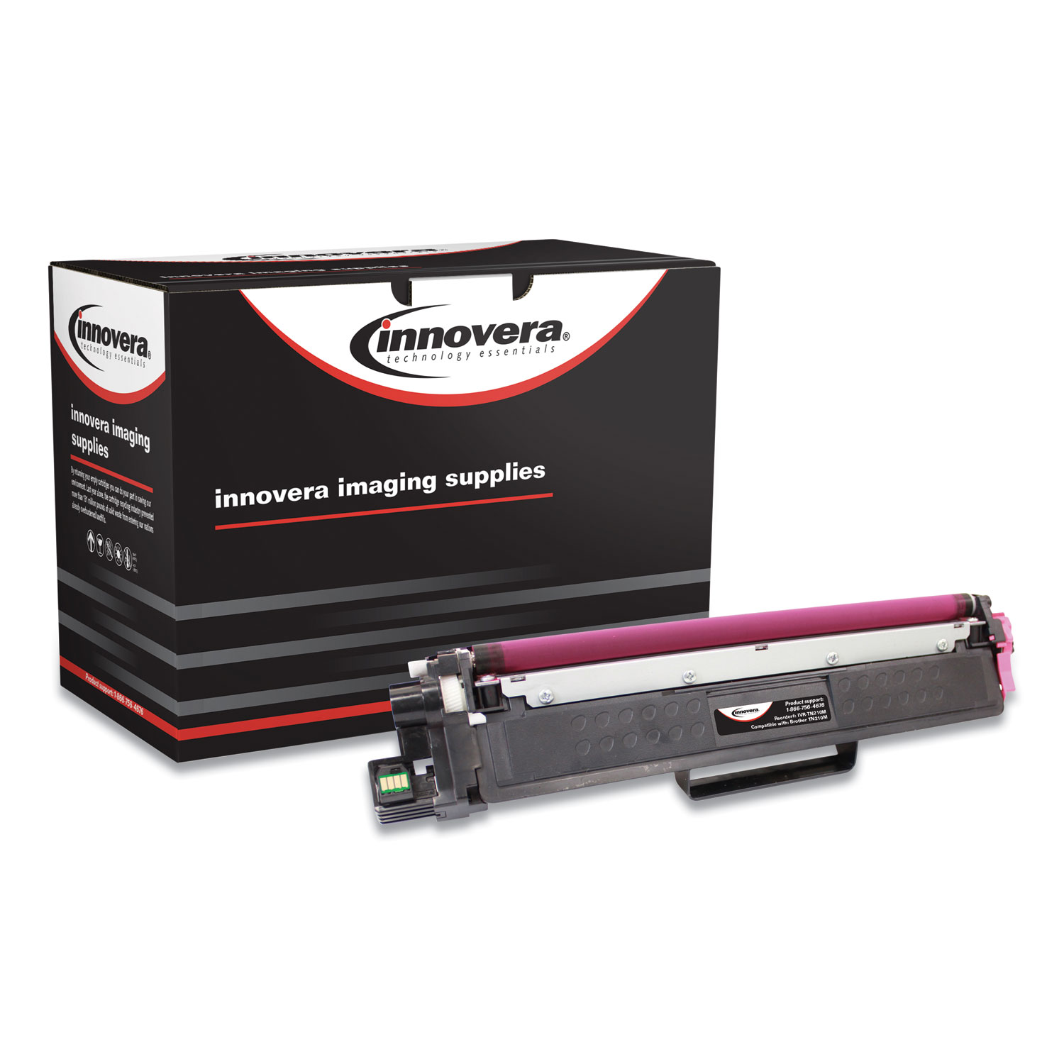 Innovera® Remanufactured Magenta Toner, Replacement for Brother TN223 (TN223M), 1,300 Page-Yield