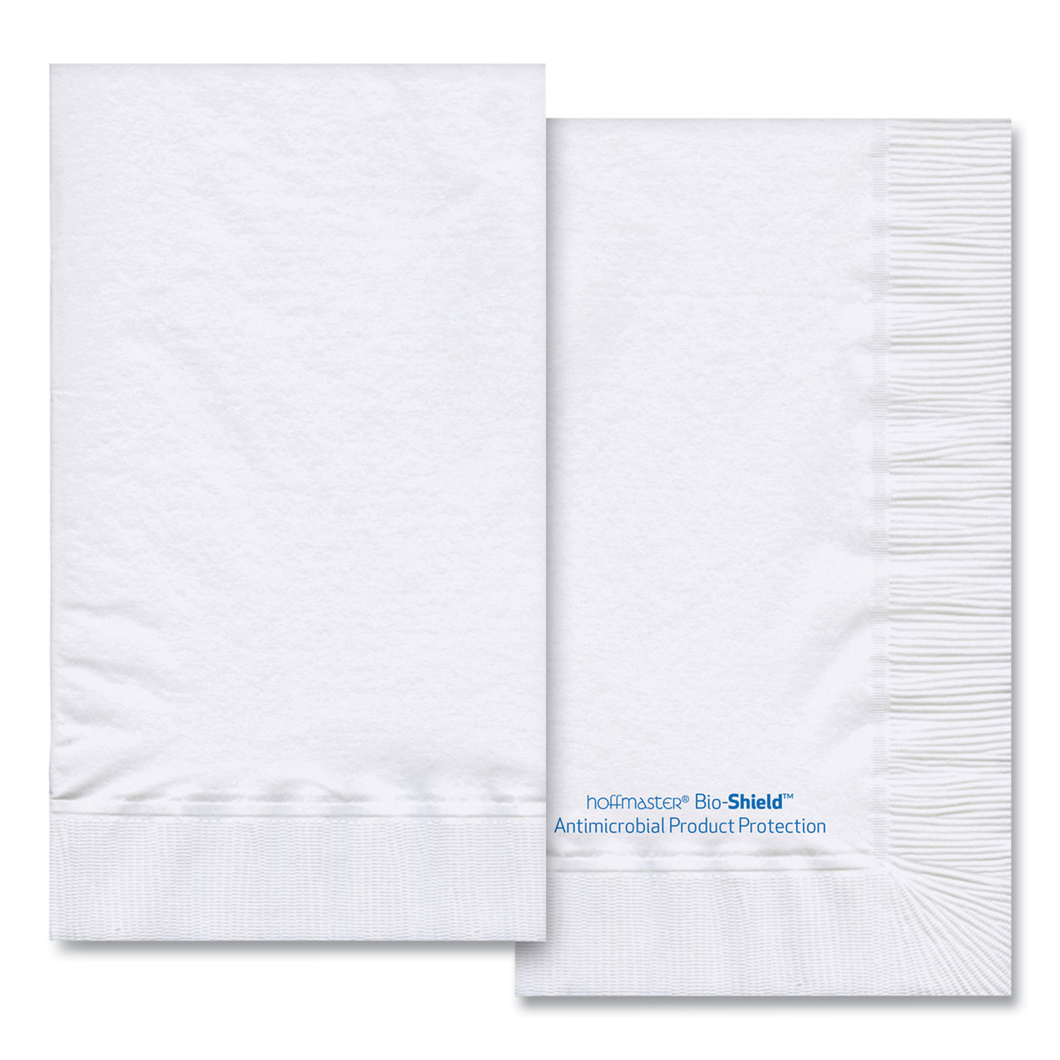 Hoffmaster® Bio-Shield Dinner Napkins, 2-Ply, 15 x 17, 4.25 x 7.5 Folded, White, 1,000/Carton