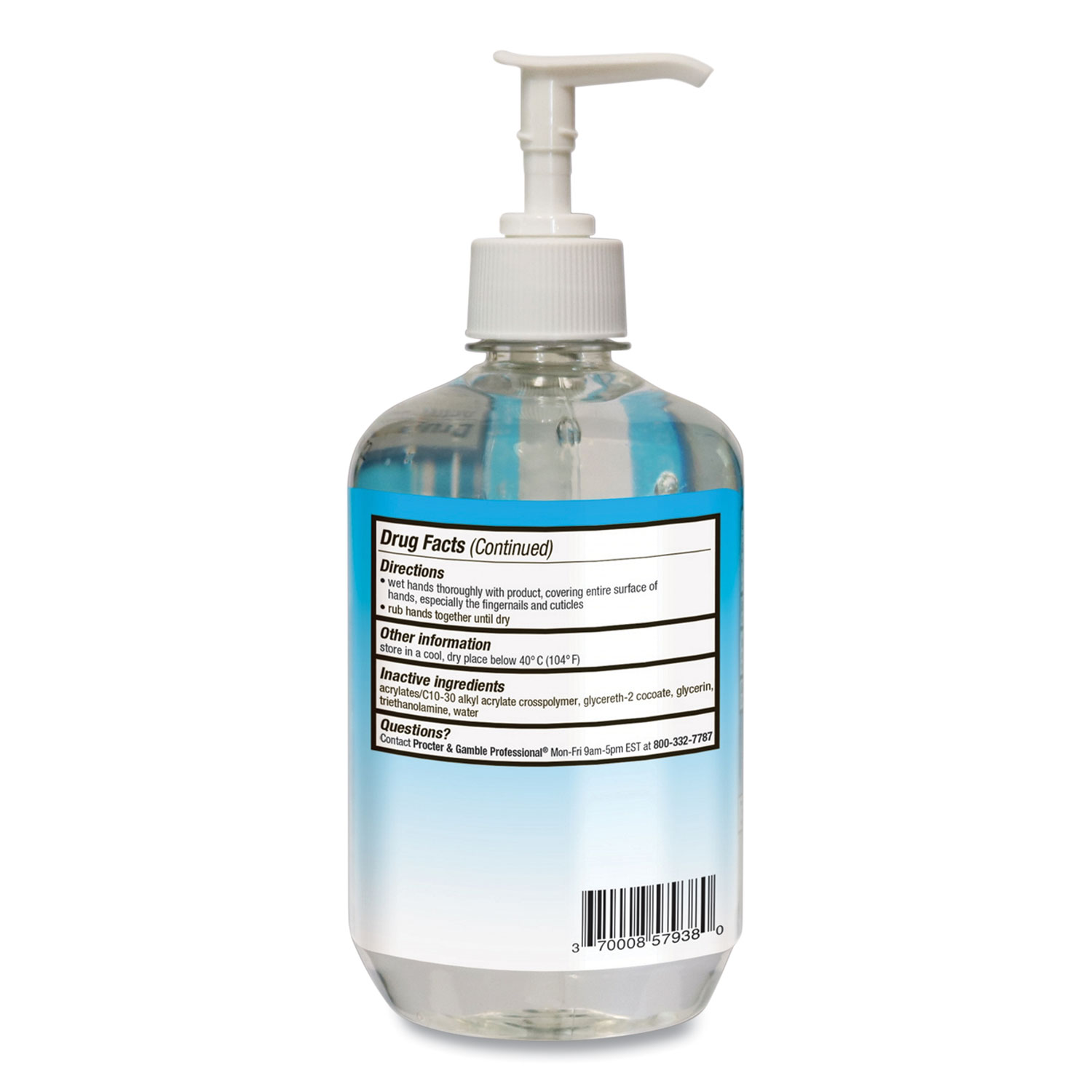 Safeguard™ Professional Hand Sanitizer Gel, 18 oz Pump Bottle ...