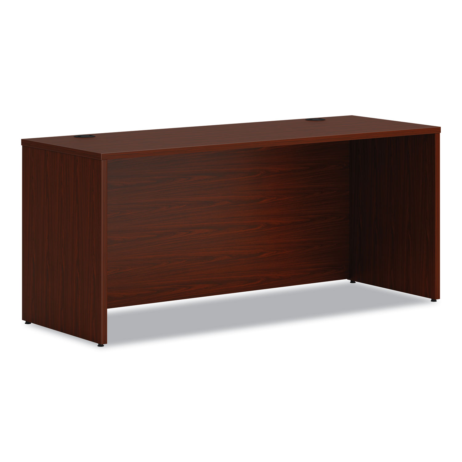 Mod Credenza Shell, 66w x 24d x 29h, Traditional Mahogany