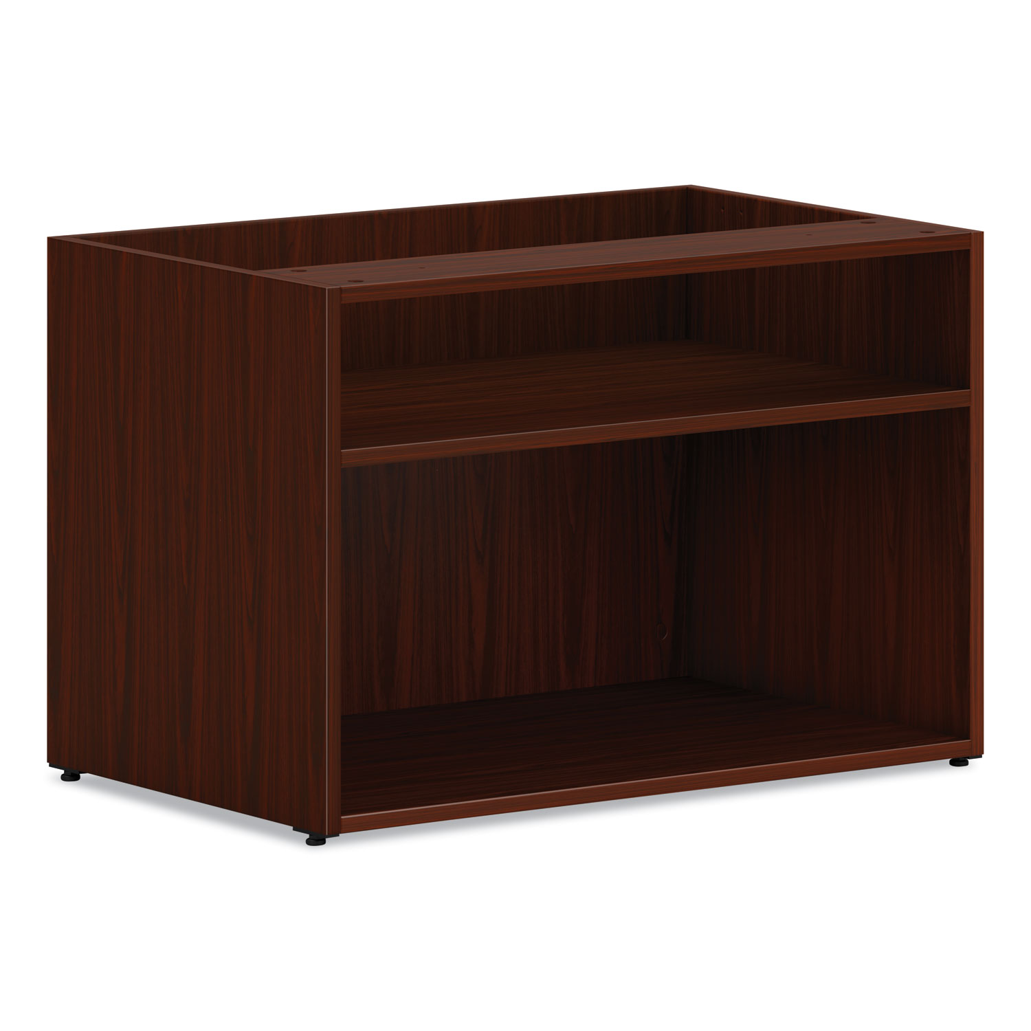 Mod Low Storage Credenza, 30w x 20d x 21h, Traditional Mahogany