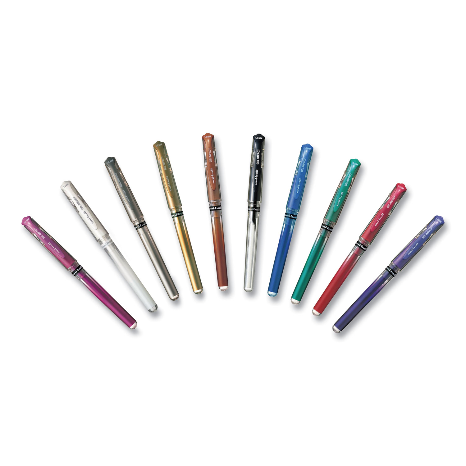 Impact Bold Gel Pen, Stick, Bold 1 Mm, Assorted Marvelous Metallics Ink And  Barrel Colors, 3/pack | Bundle of 2 Sets