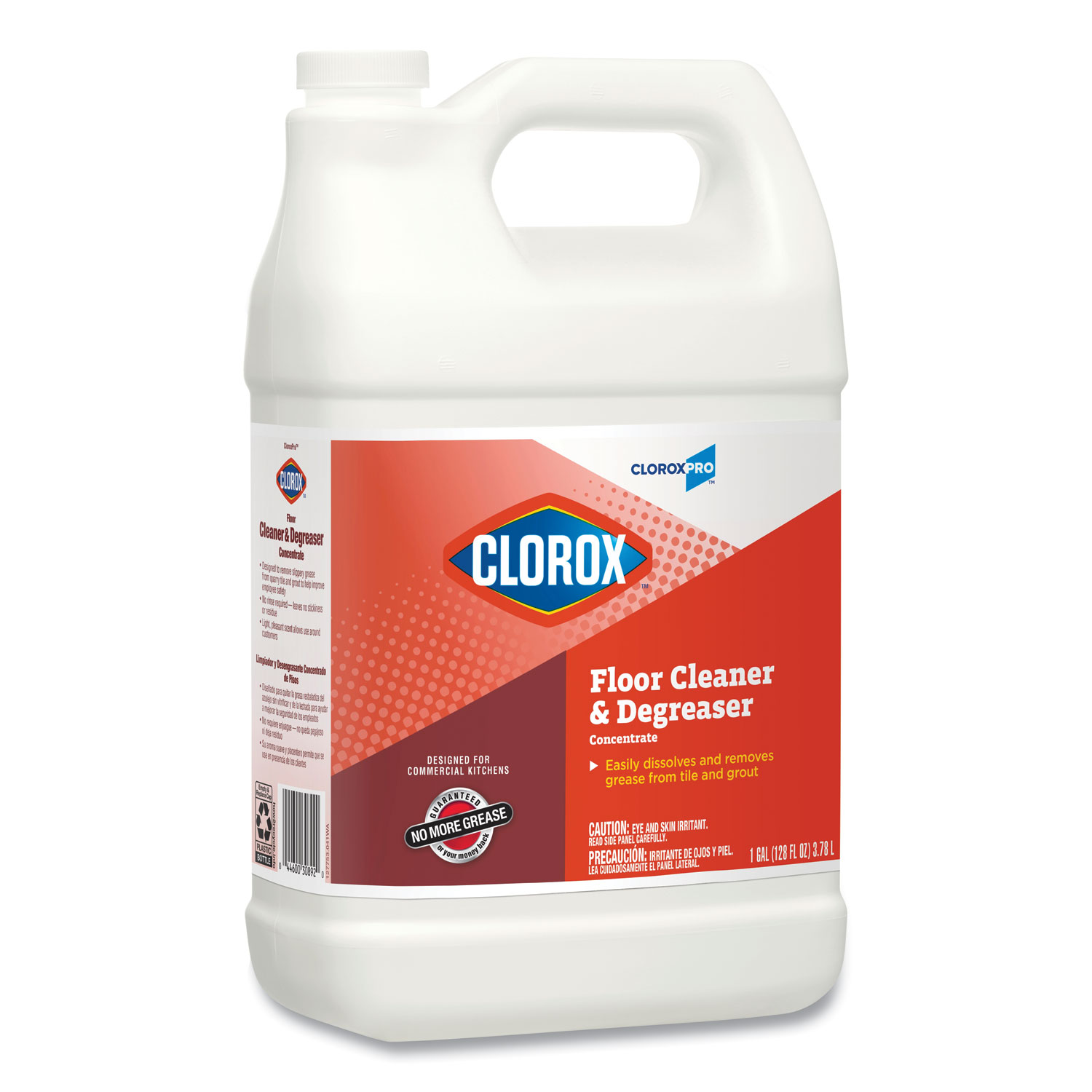 Clorox® Professional Floor Cleaner and Degreaser Concentrate, 1 gal