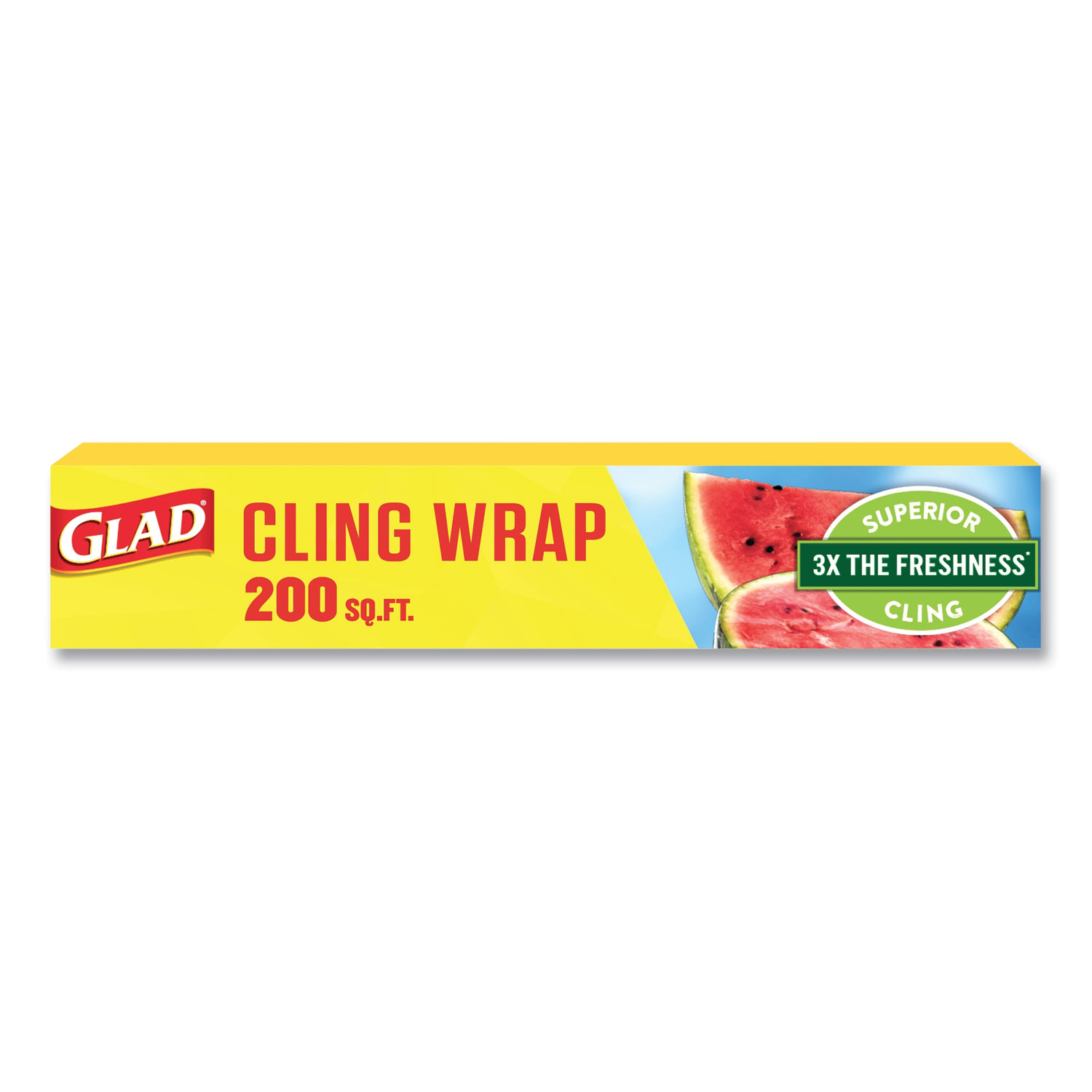 ClingWrap Plastic Wrap, 200 Square Foot Roll, Clear - IDM Products