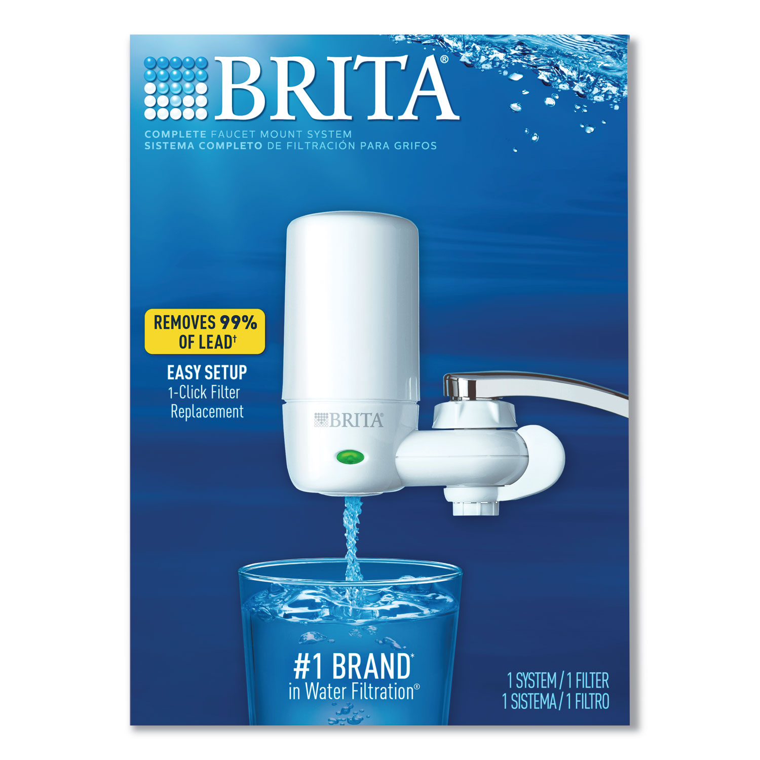 Brita On Tap Faucet Water Filter System - CLO42201 