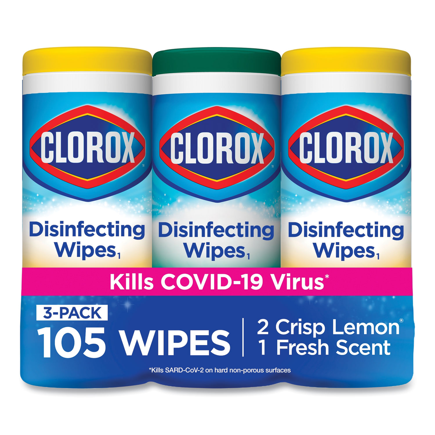 Hard Surface Disinfecting Wipes (Fresh Scent)