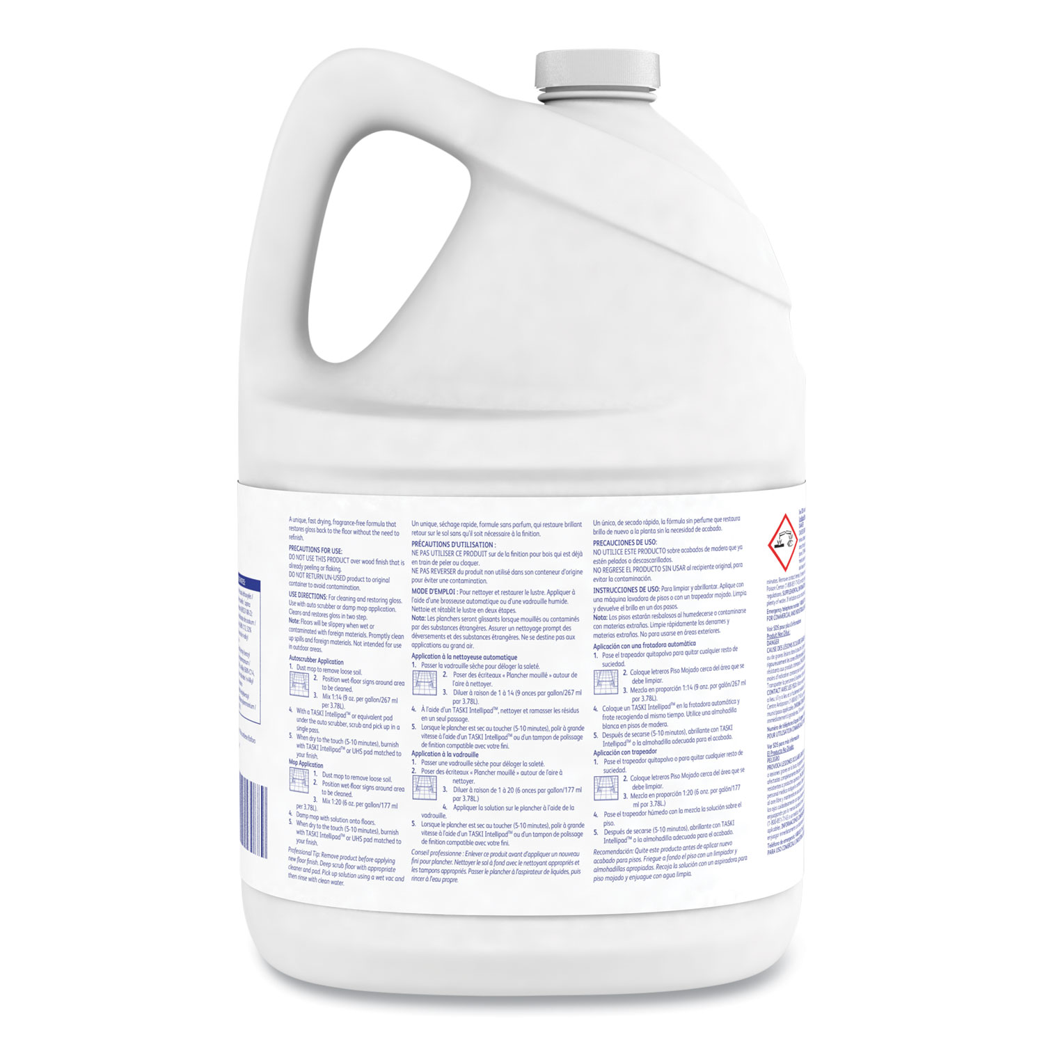 Diversey™ Speedtrack Floor Cleaner, Liquid, 1 gal Bottle, 4/Carton ...