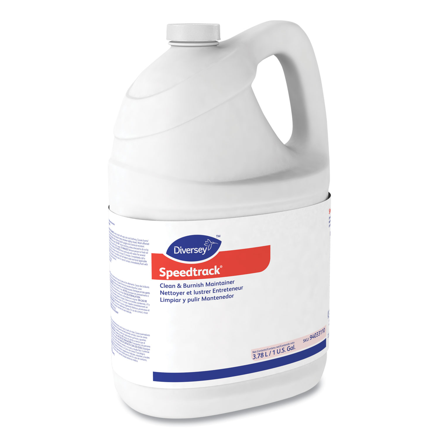 Diversey™ Speedtrack Floor Cleaner, Liquid, 1 gal Bottle, 4/Carton ...