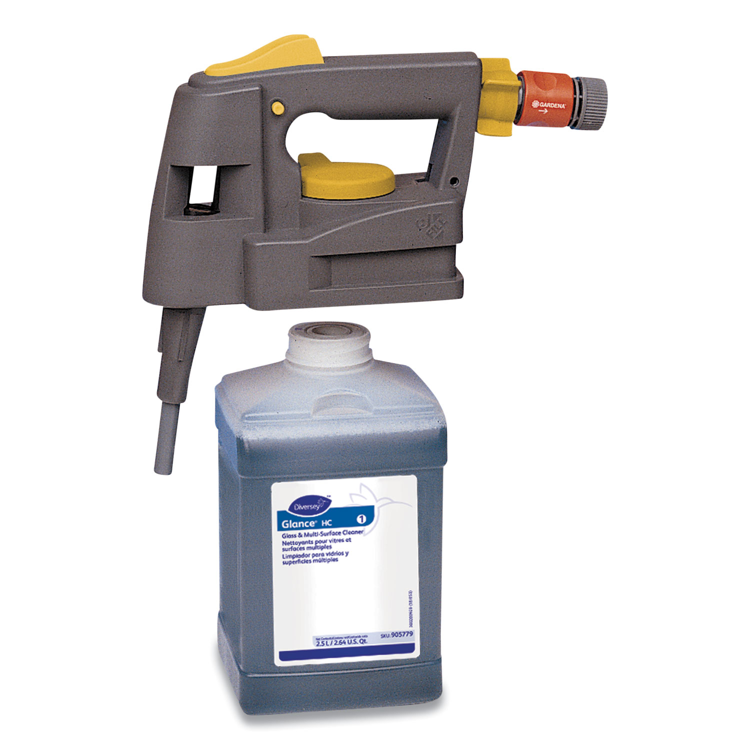 J-Fill Portable Dispensing System, 2.5 L,  8 x 4.5 x 6, Gray