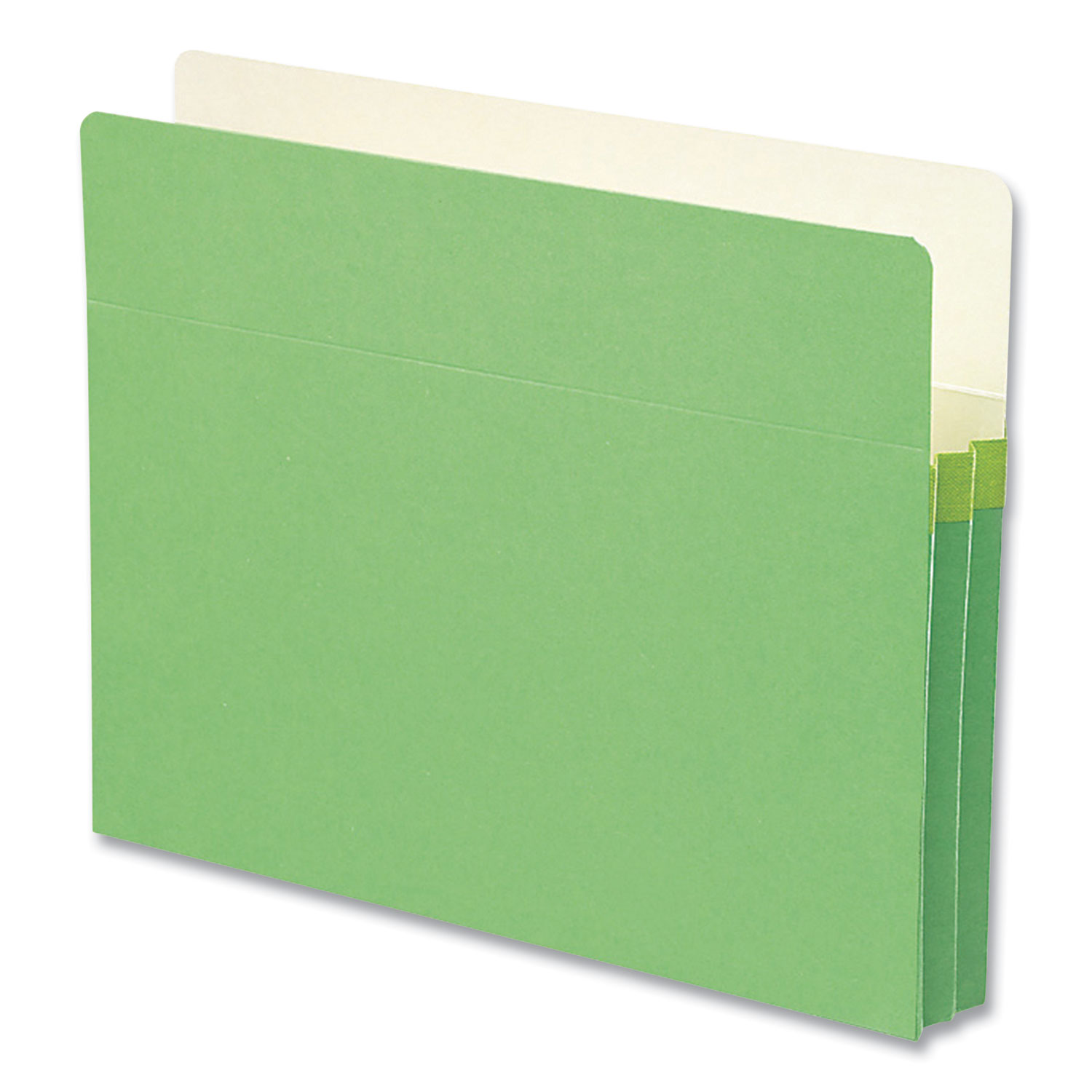 Colored File Pockets, 1.75″ Expansion, Letter Size, Green