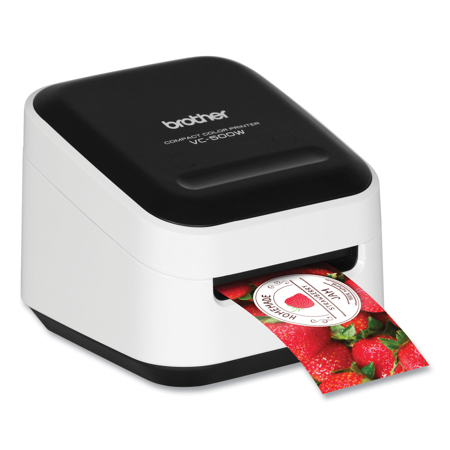 VC-500W Versatile Compact Color Label and Photo Printer with Networking, 7.5 mm/s Print Speed, 4.4 x 4.6 x 3.8 - BOSS Office and Computer
