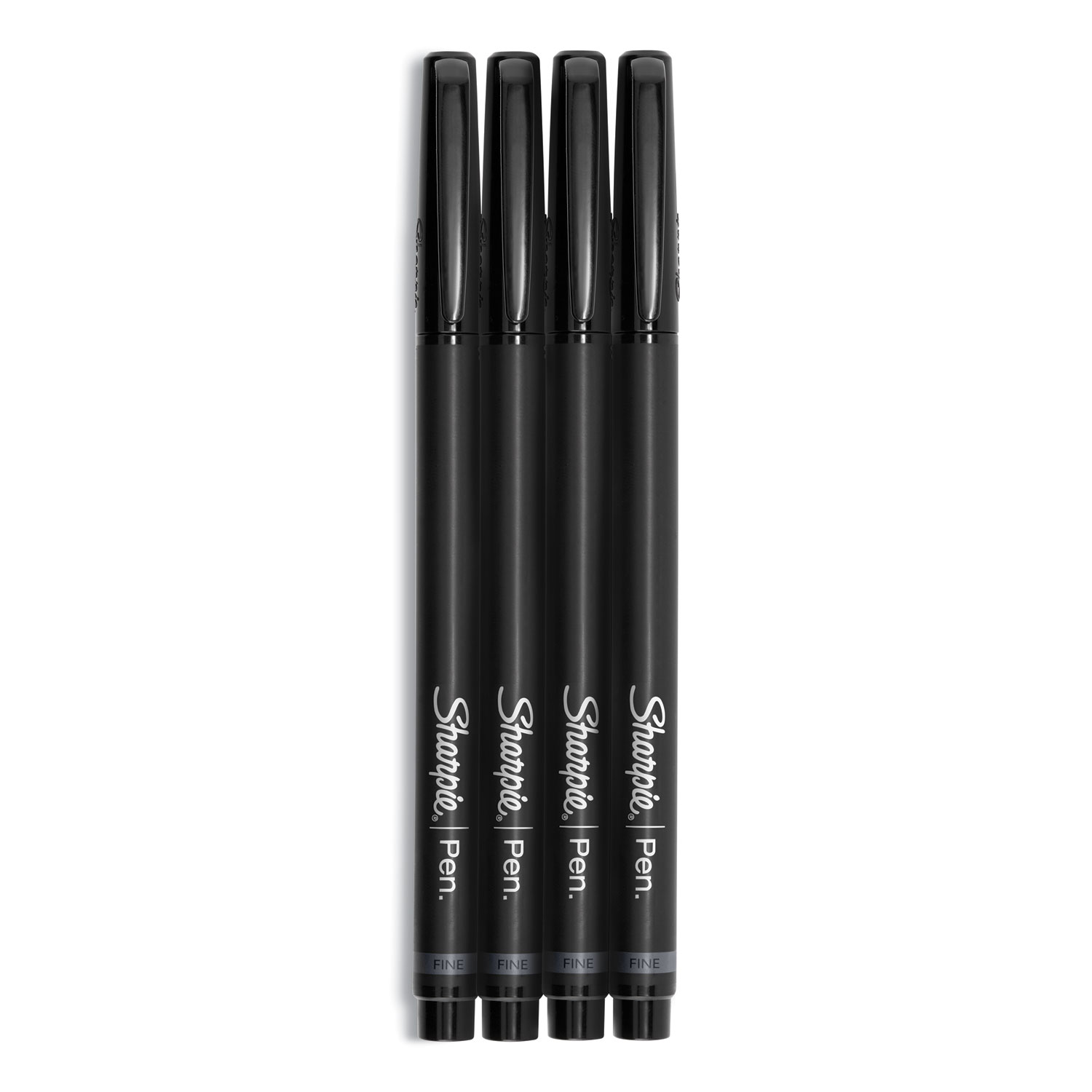 Sharpie Grip Stick Porous Point Pen, Fine 0.5mm, Black Ink, Black
