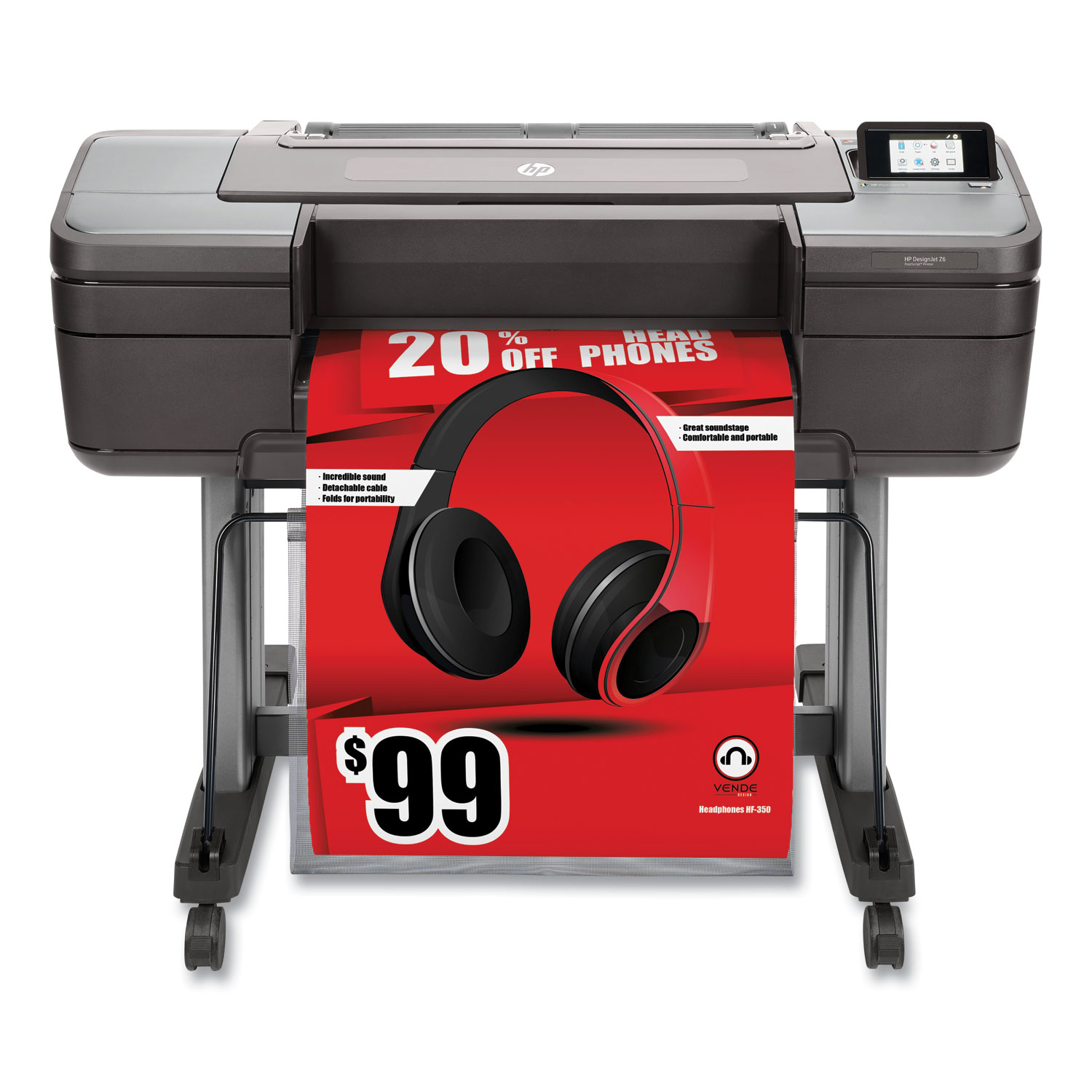 DesignJet Z6 24 Wide Format PostScript Inkjet Printer Pointer Office Products