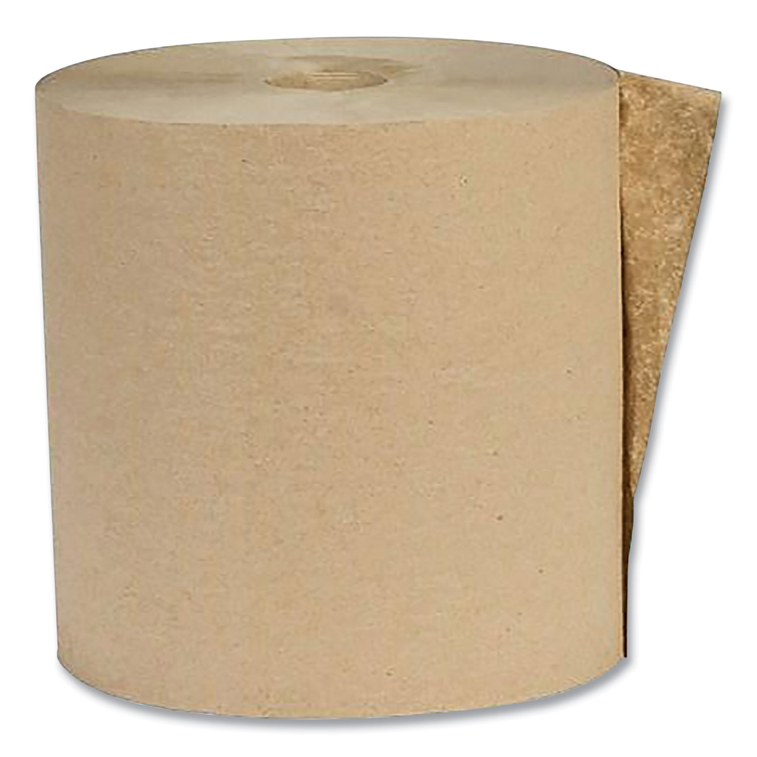 Recycled Hardwound Paper Towels, 1-Ply, 7.88″ x 800 ft, 1.6 Core, Kraft, 6 Rolls/Carton