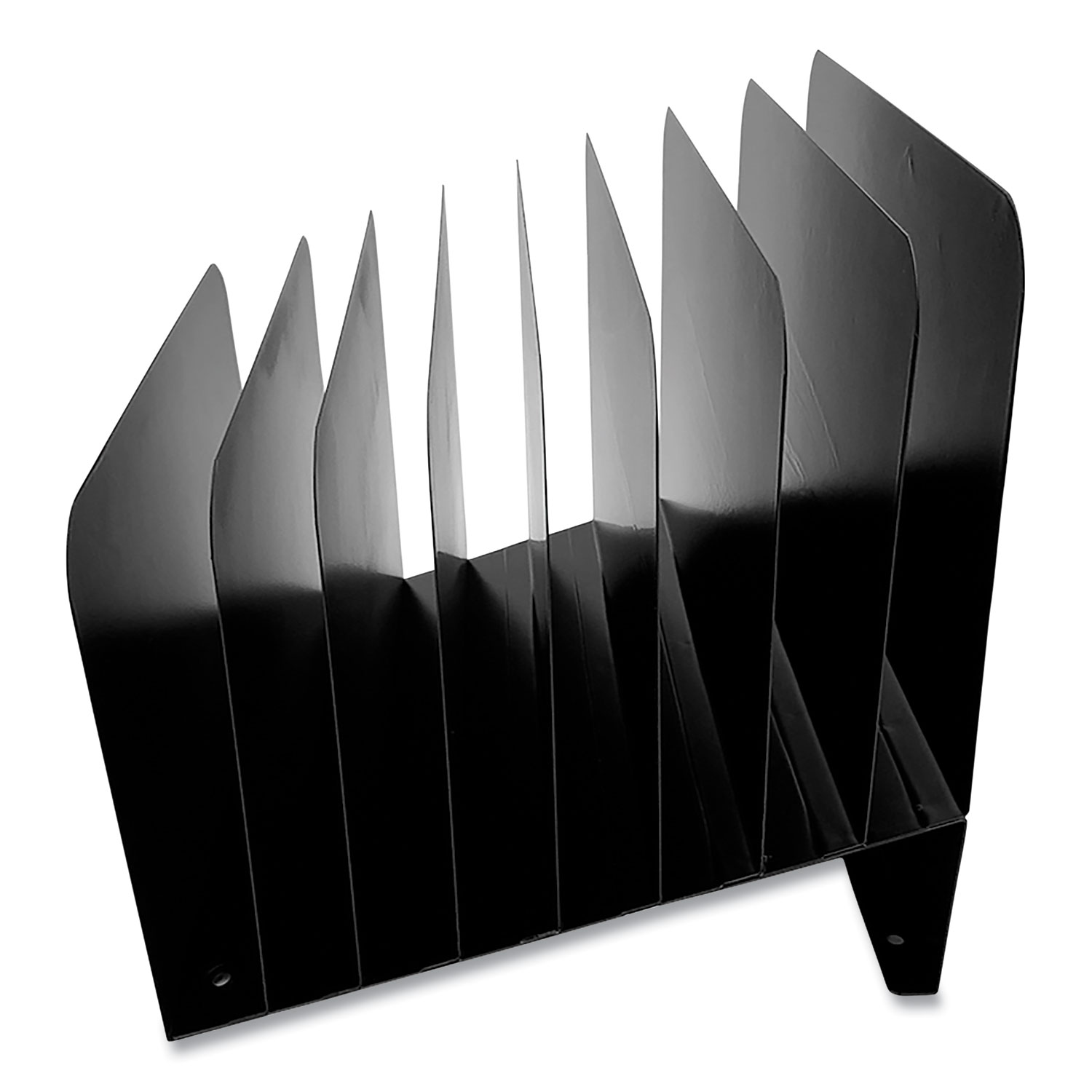 Huron Steel Vertical File Organizer, Inclined, 8 Sections, Letter Size ...