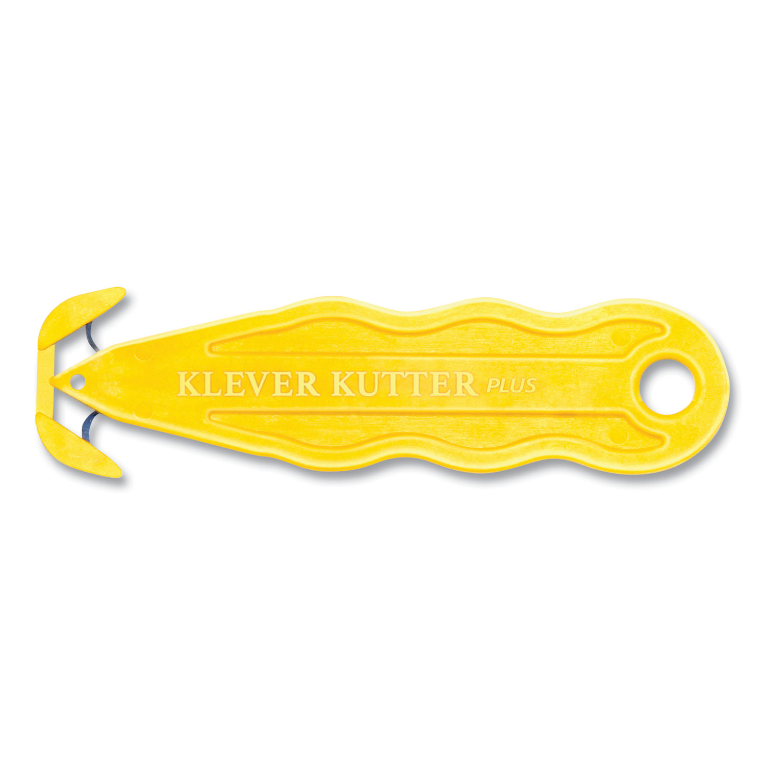 Kurve Blade Plus Safety Cutter, 5.75 Plastic Handle, Yellow, 10