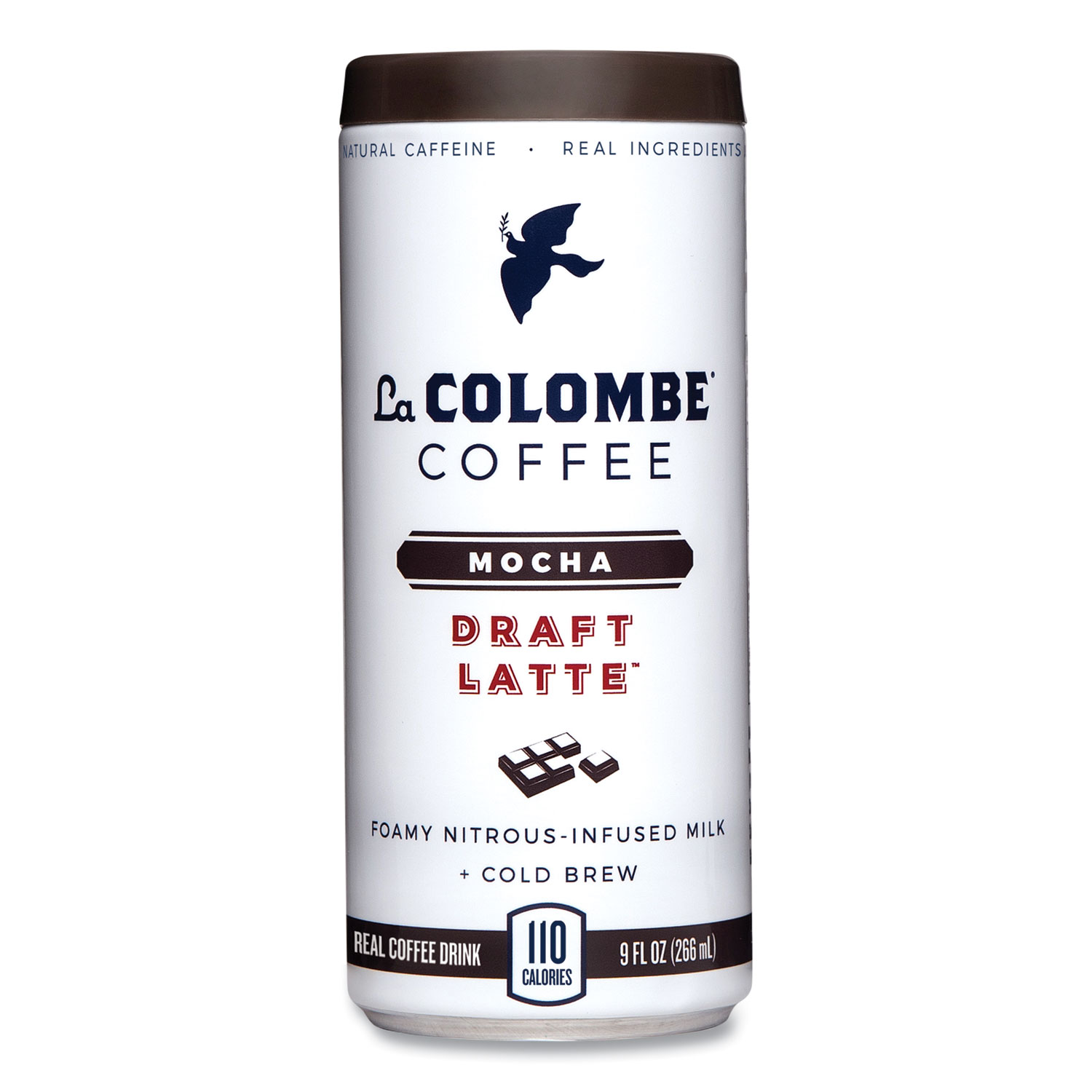 Cold Brew Draft Latte, Mocha, 9 oz Can, 12/Carton