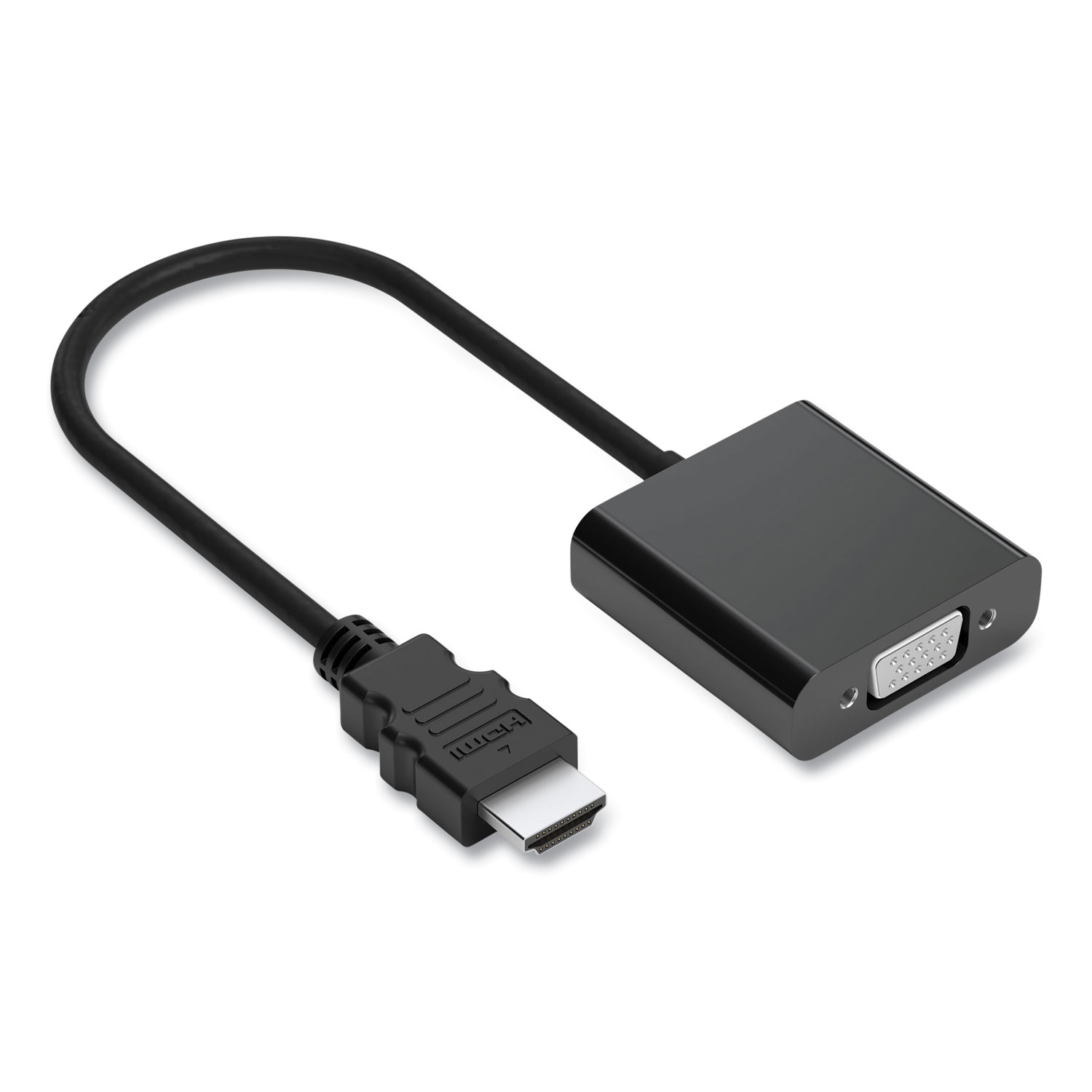 HDMI to VGA Adapter, 6″, Black