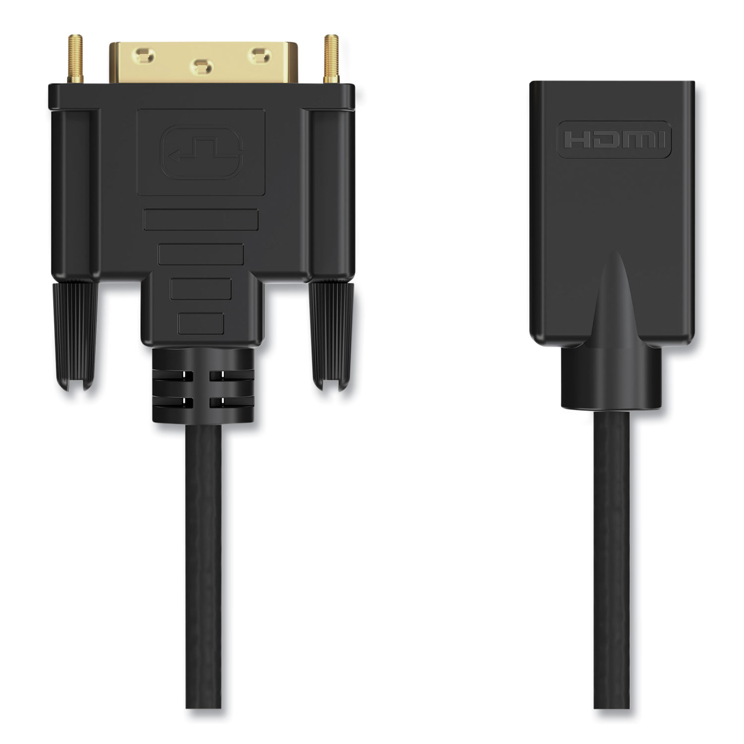 DVI to HDMI Adapter, 6″, Black