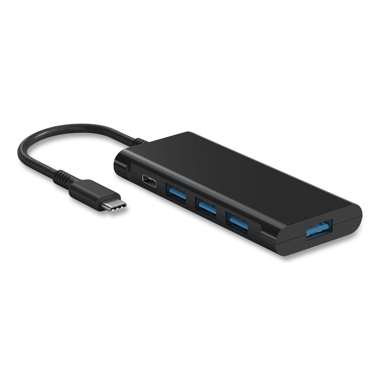 USB 3.0 Type-C Hub, 4 Ports, Black