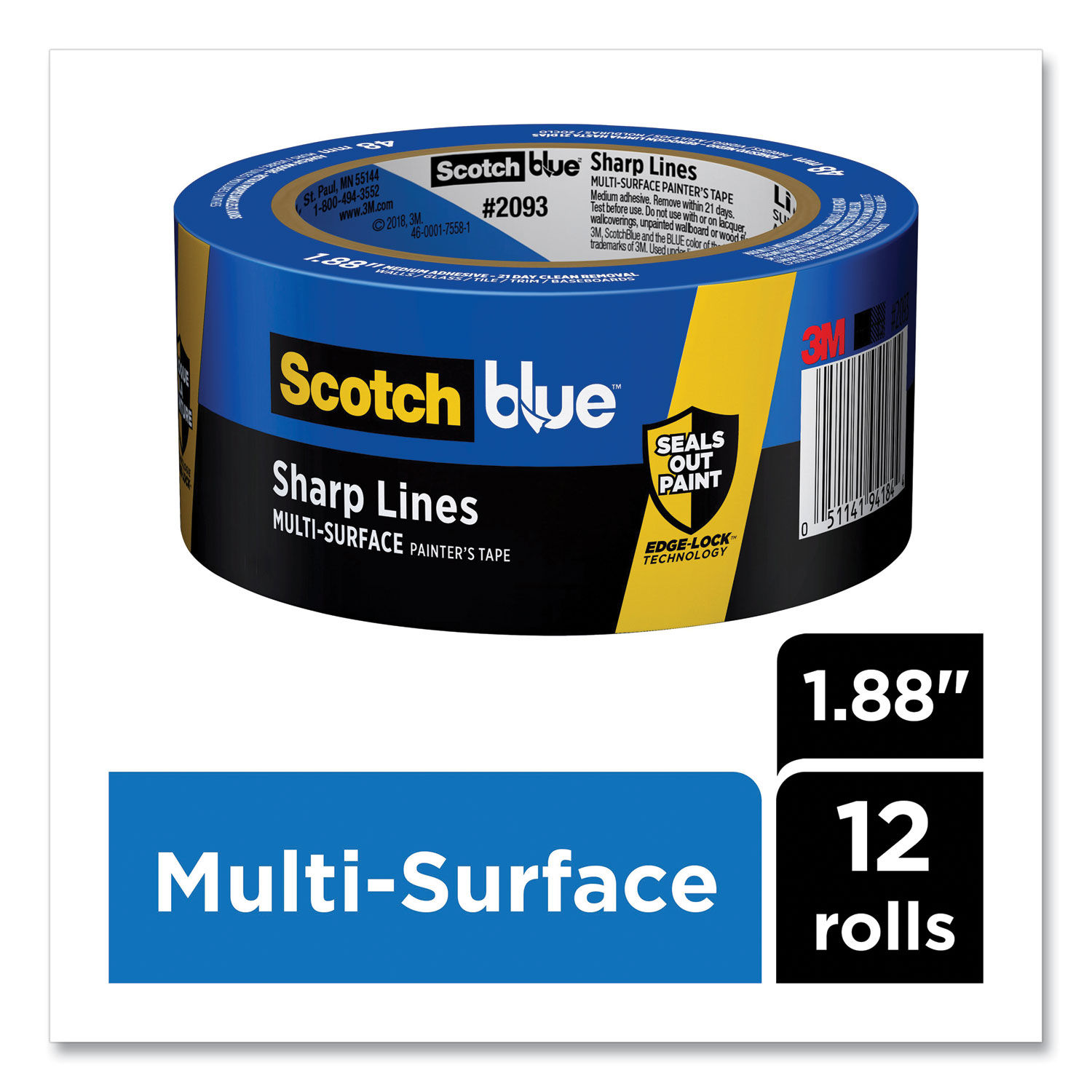 Sharp Lines MultiSurface Painter's Tape Zerbee