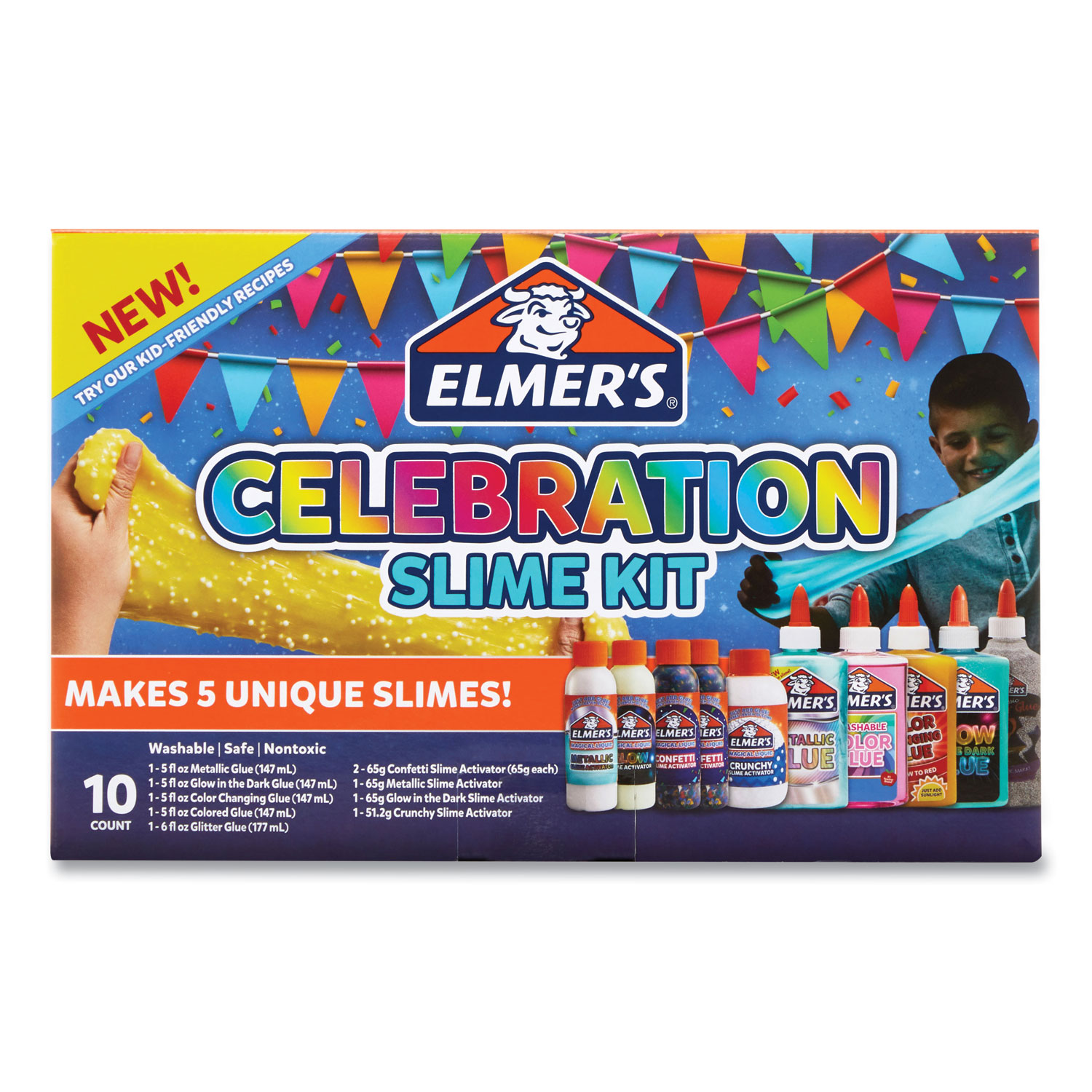  Elmer's Glow in the Dark Slime Kit : Learning: Supplies