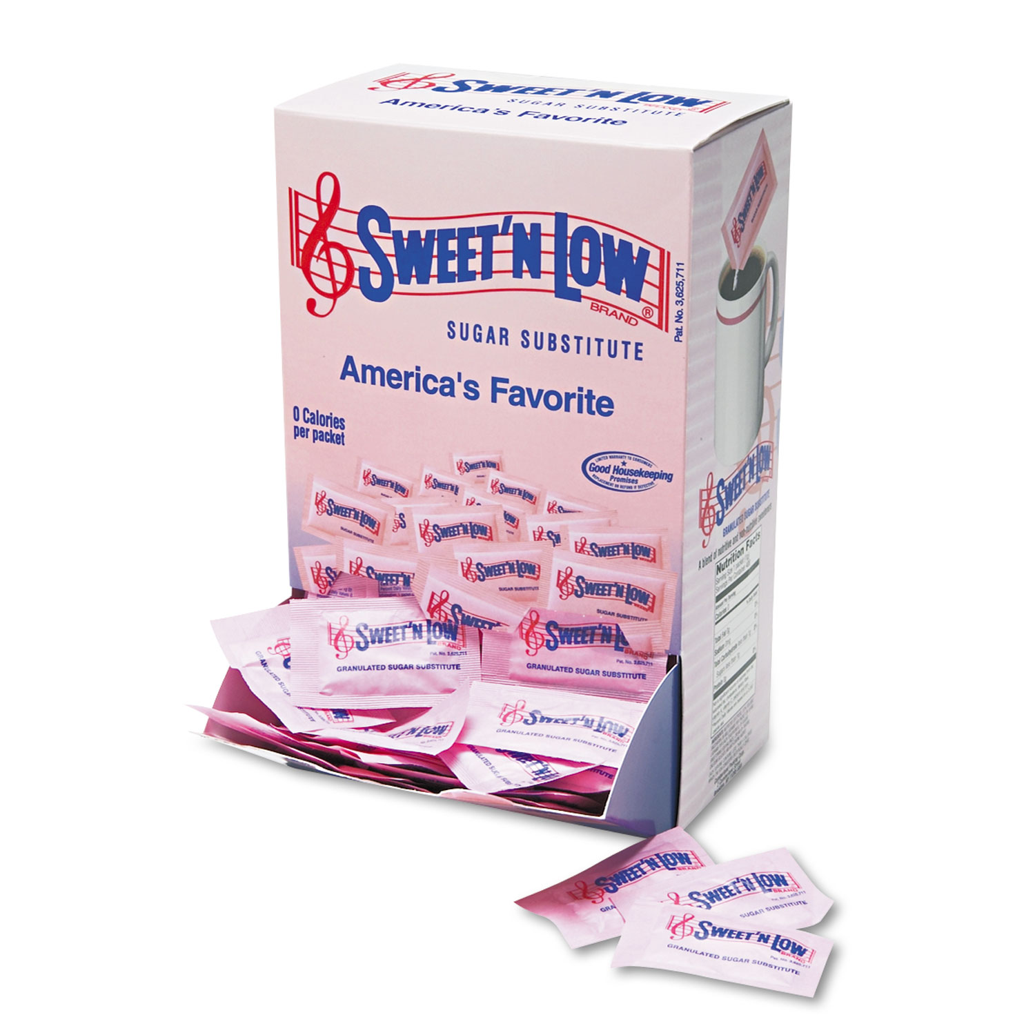  Sweet'N Low 50150 Sugar Substitute, 400 Packets/Box (SMU50150) 