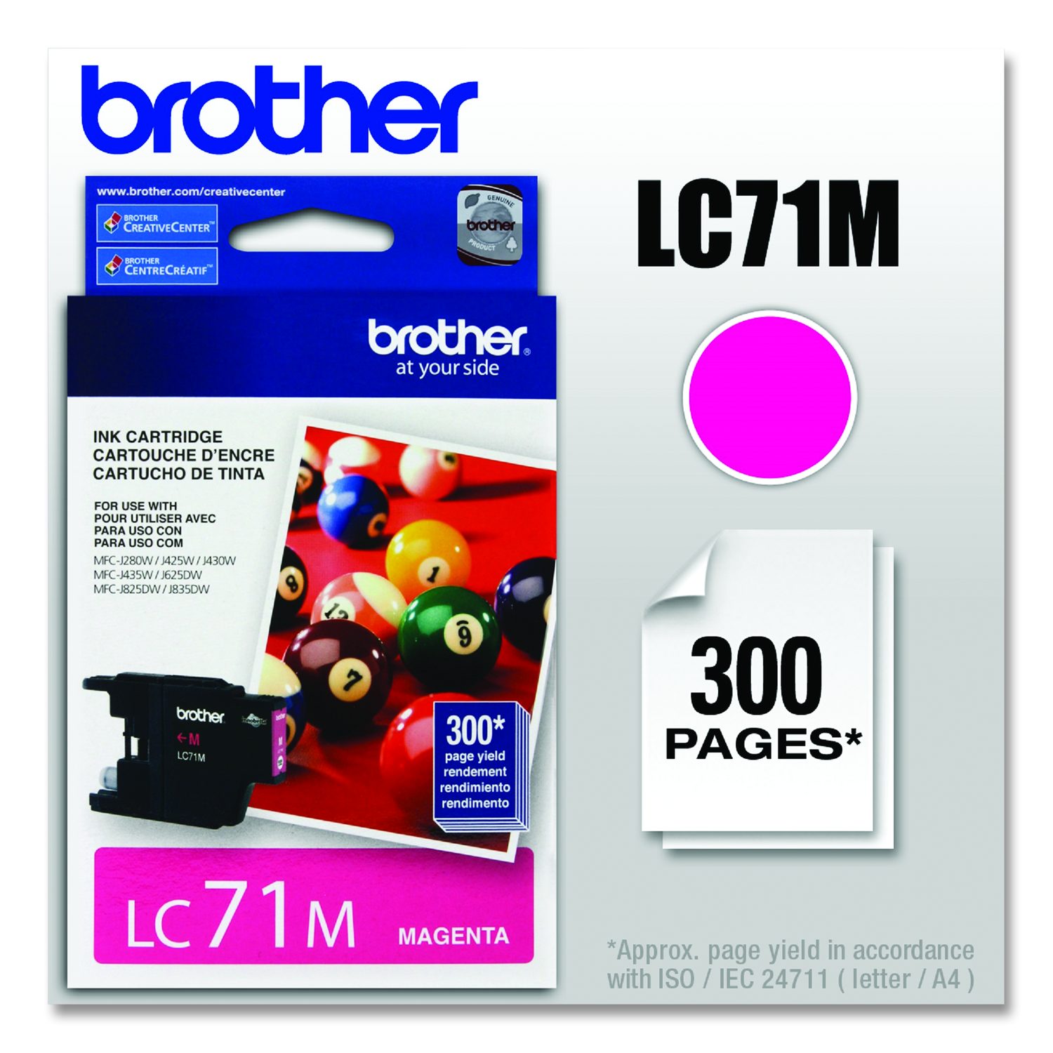 LC71M Innobella Ink, 300 Page-Yield, Magenta