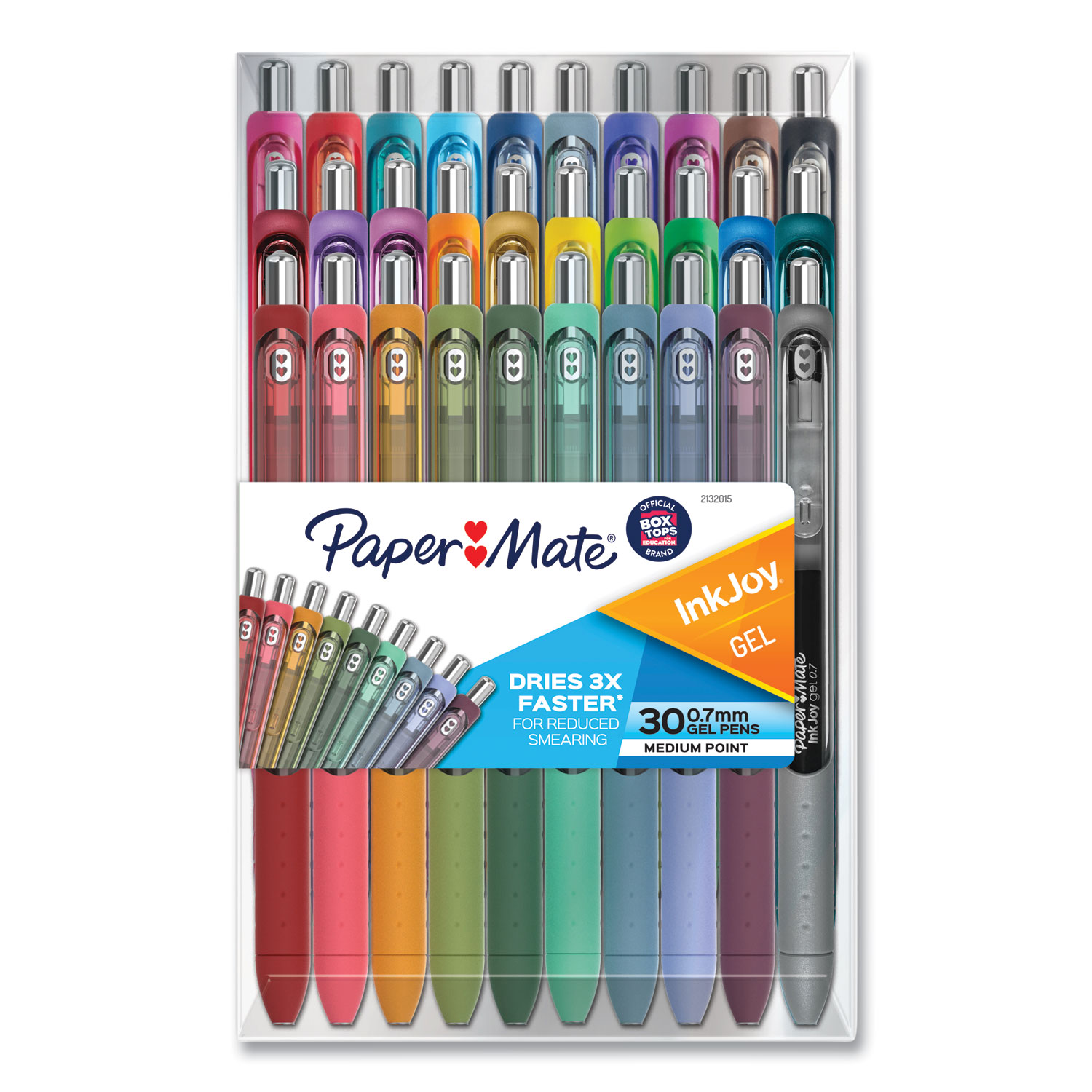 Paper Mate Inkjoy Gel Pewter Medium Point 0.7 mm Retractable Gel Pen  (Pewter Gel Ink)