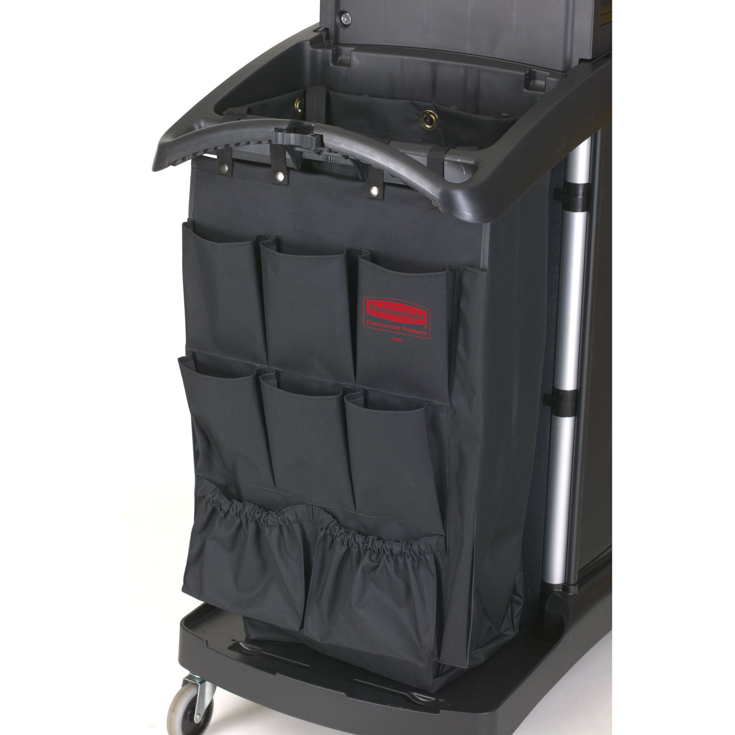 Rubbermaid, 9T74, Microfiber, Janitor Cart